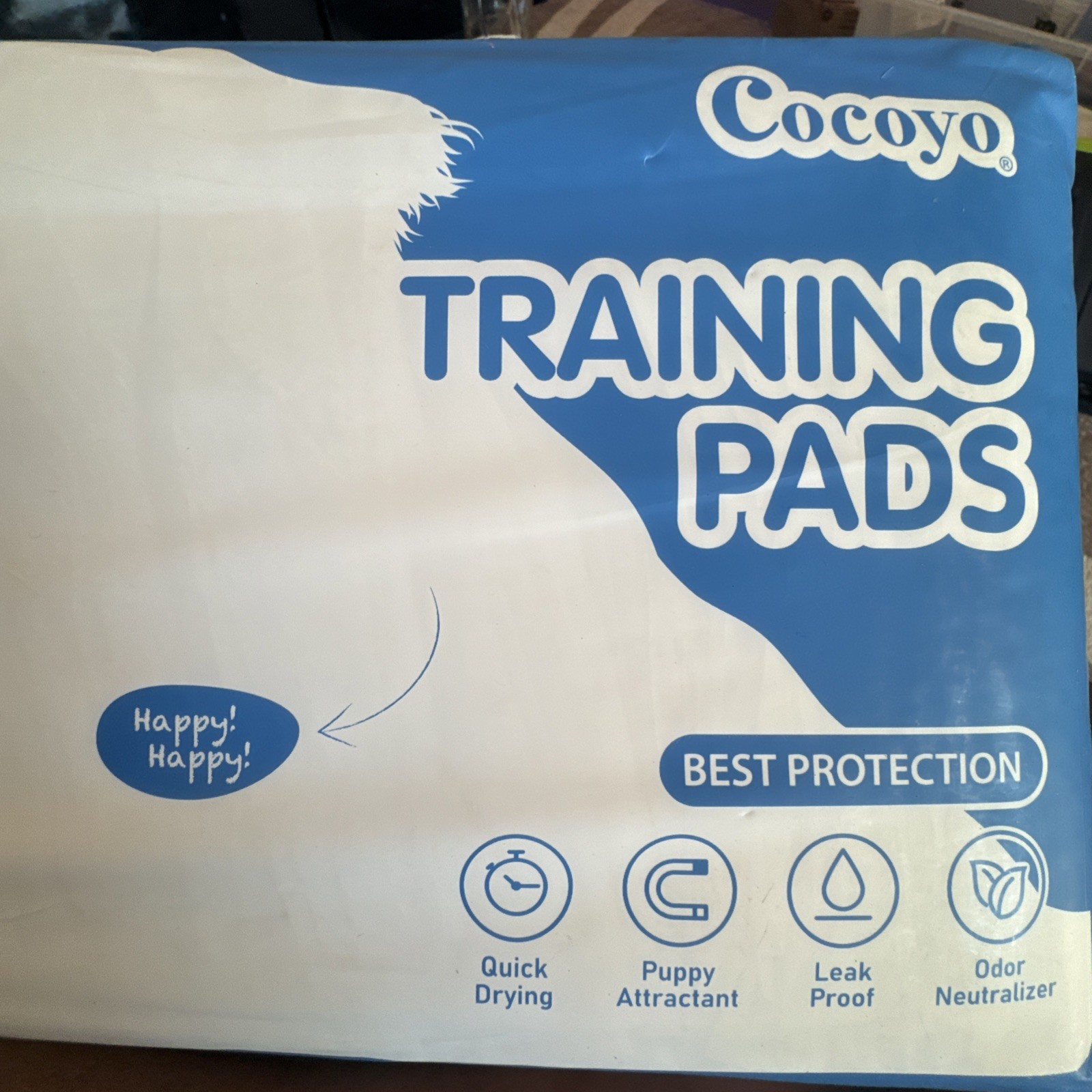 COCOYO Best Value 22″X22″ Dog Training Pads 50 Count | Dog Pee Pads | Super Abso