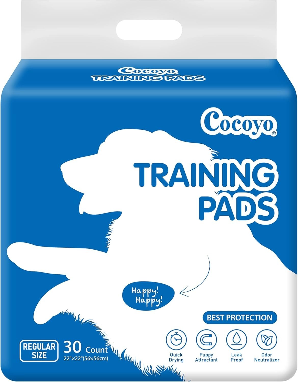 Puppy Pads 30 Count – Absorbency & Easy Cleanup for Pet Owners