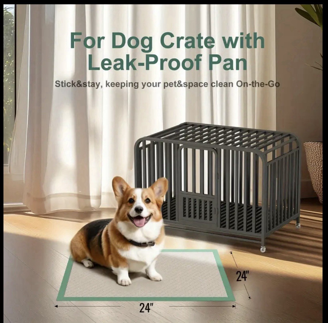 Heavy-Duty Leak Proof 6-Layer Multipurpose Absorbent Pads 24×24 150 Count USA