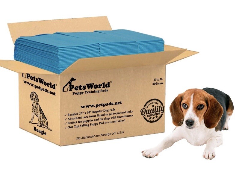 PETSWORLD Training & Potty Pads (23×36 inch) 200 Count