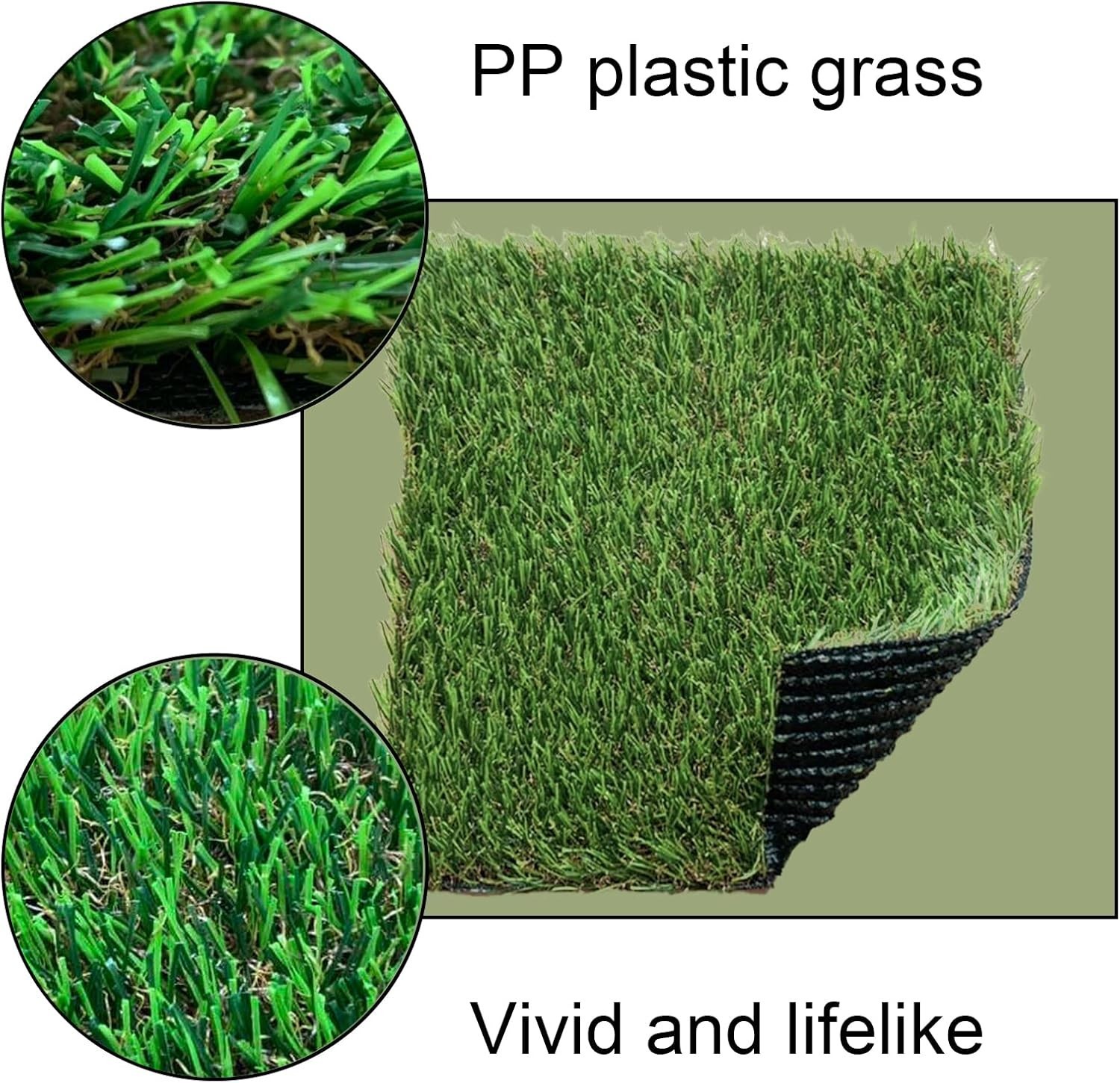 6 Pcs Washable Fake Turf Mats Grass Carpet Reusable Hens Nest Boxes Pad.
