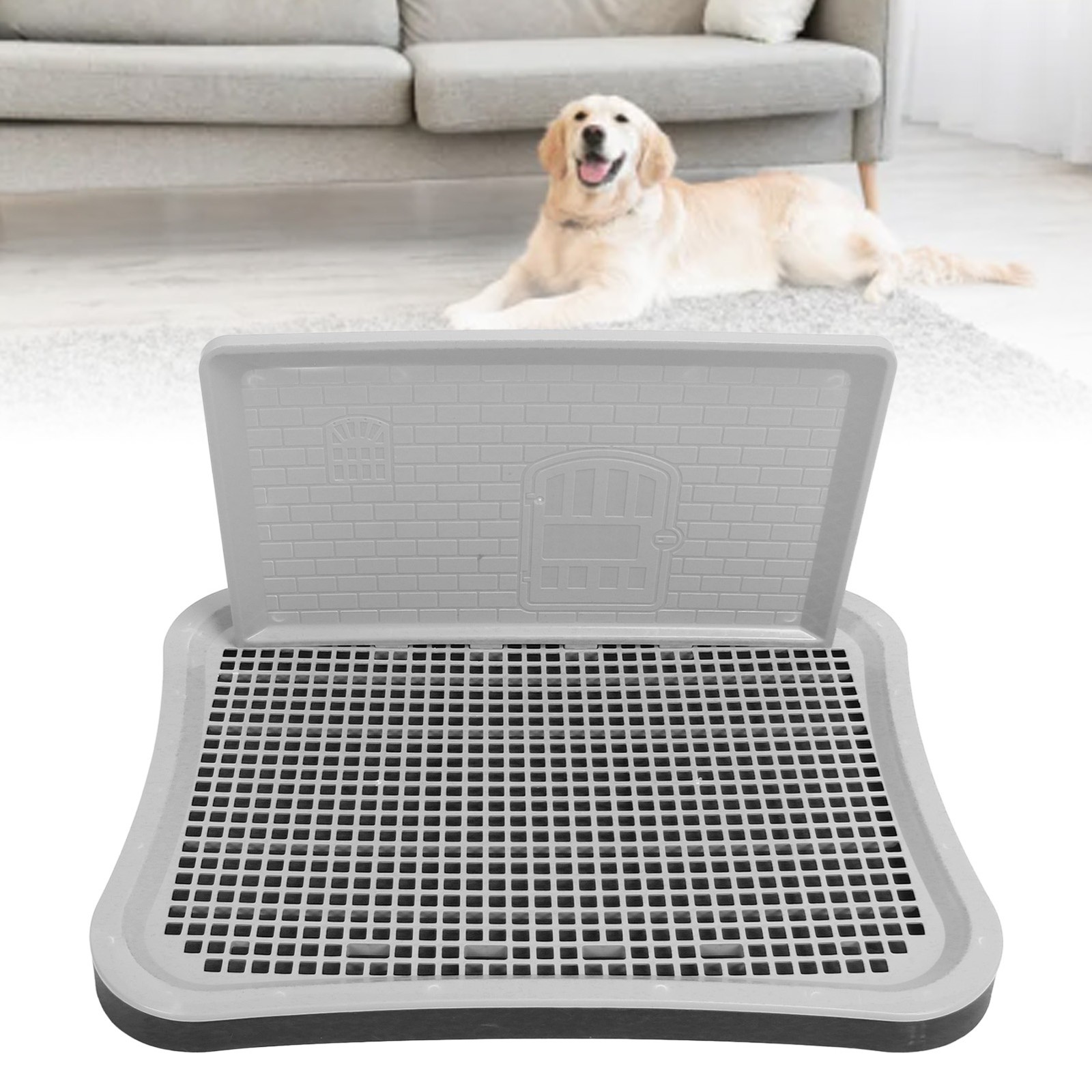 Dog Training Toilet Portable Mesh Design For Easy Cleanup Premium DSO