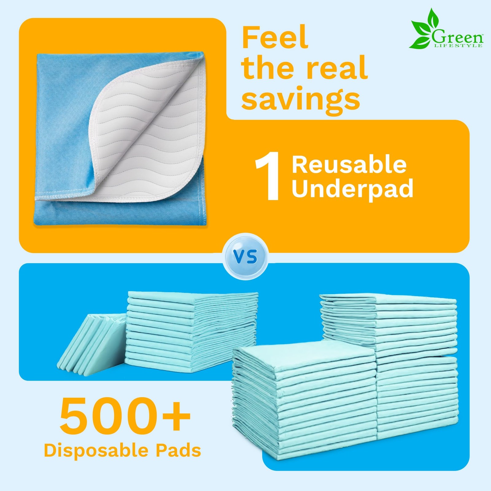 4-Pack Washable Underpads, 34×36 inch, Reusable Pet Pads, Dogs, Incontinence