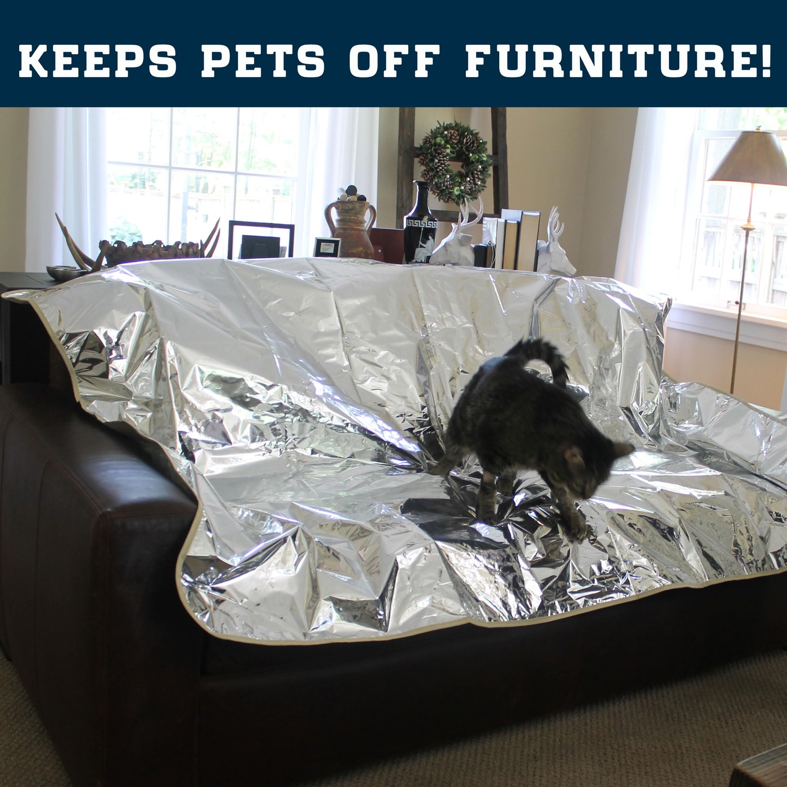 Enthusiast Gear Pet Repellent Mat – Non Electric Cat & Dog Deterrent Training