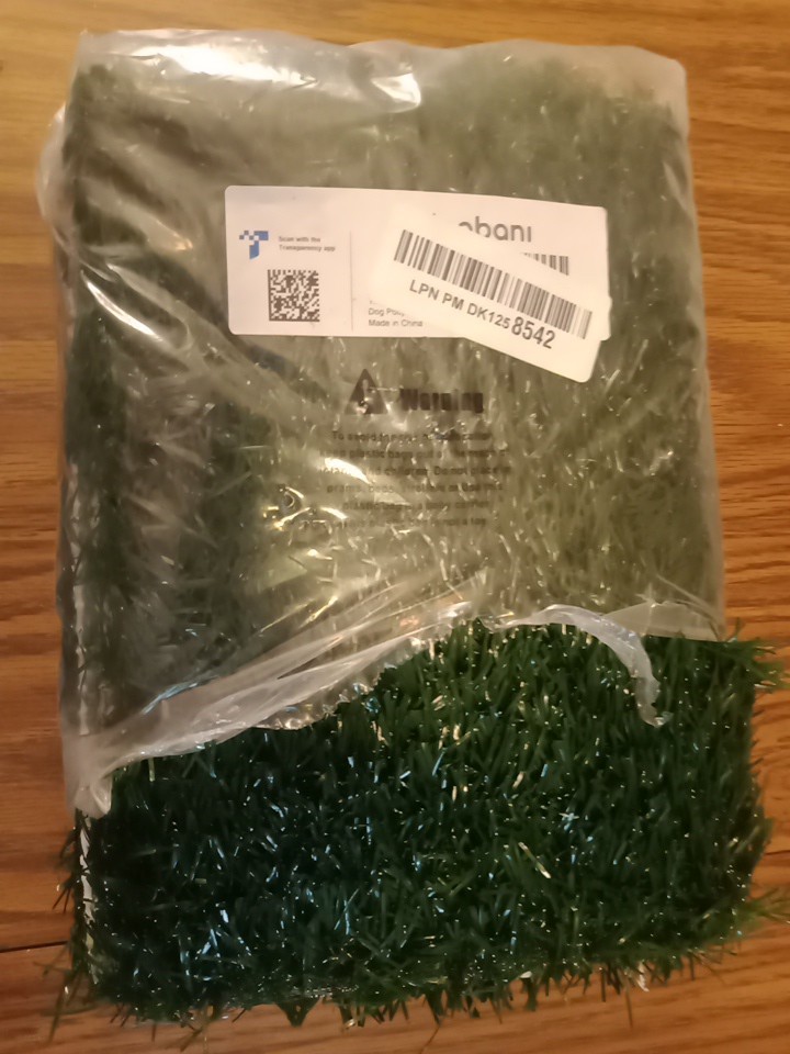 2Pack Loobani Puppy Potty Replacement Grass Mat 14×18 dog reusable open Box NEW