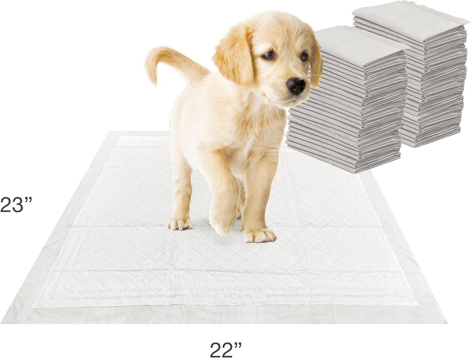 Four Paws Wee-Wee Super Absorbent Unscented Pee Pads for Dogs & Puppies with Ins