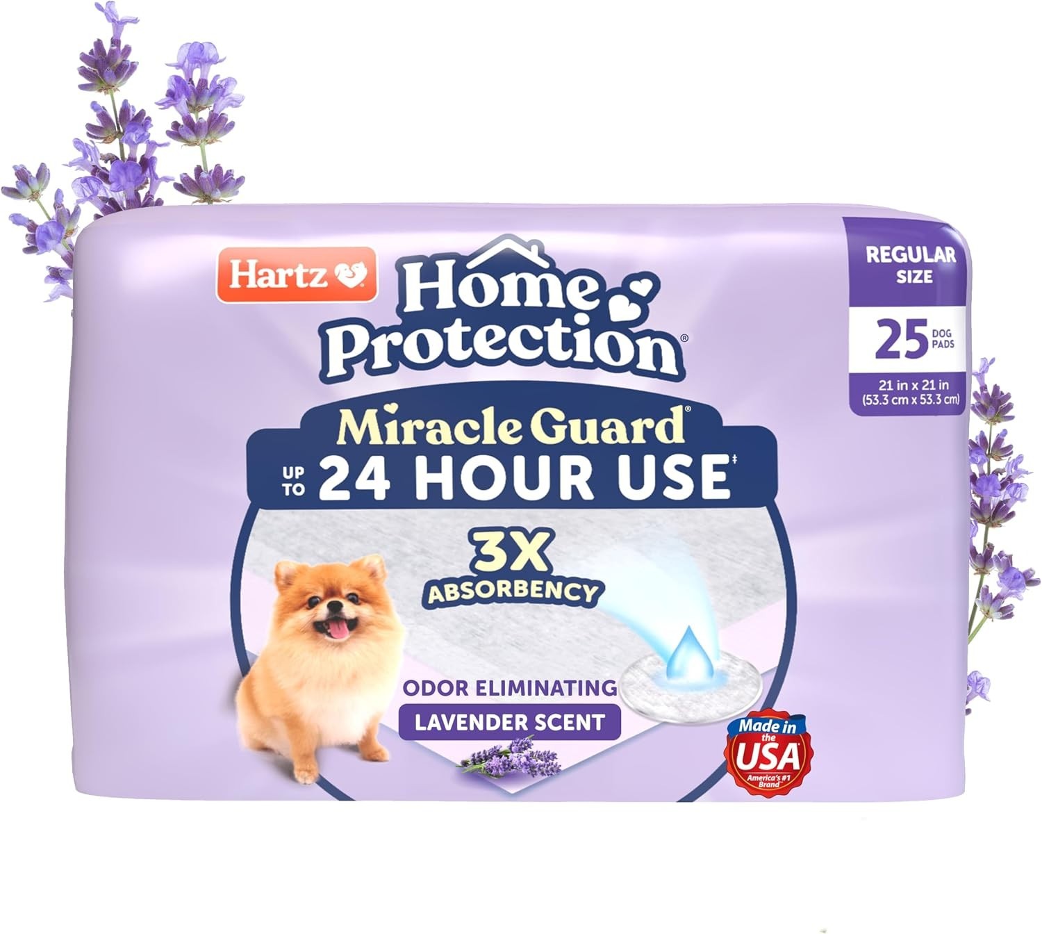 Miracle Guard Dog and Puppy Dog Pads Max Absorbency 24 Hour Use Odor Eliminat…