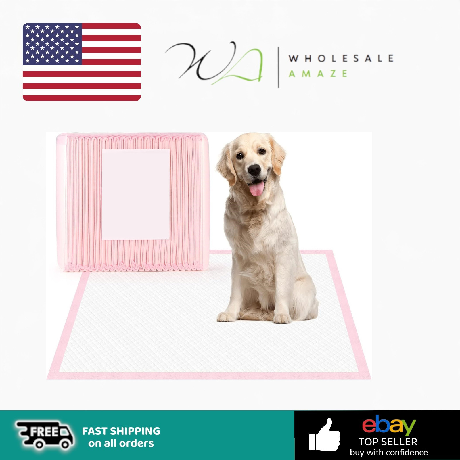 Super-Absorbent Leak-Proof Dog and Puppy Pet Training Pad, Housebreaking Puppy