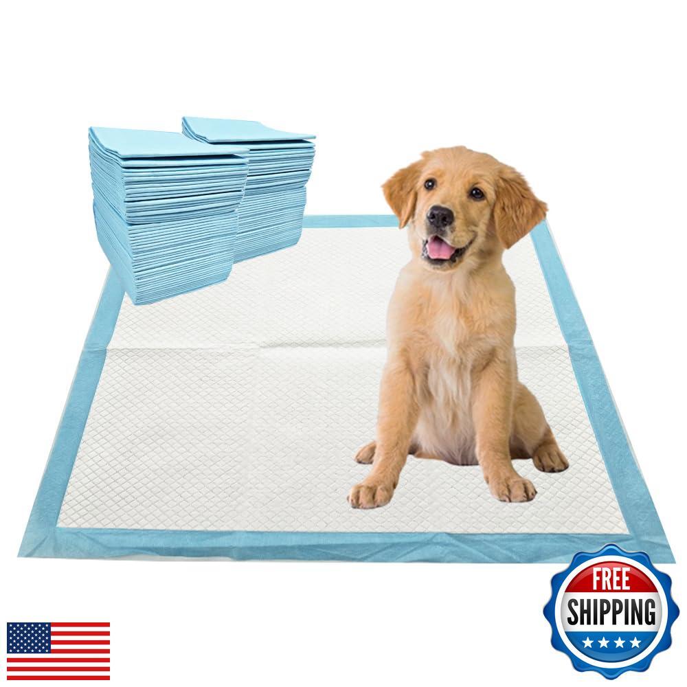 3Q Puppy Pee Pads, 100 Count – 22 x 22 Inch Dog Training Pads, Leak-Proof Qui