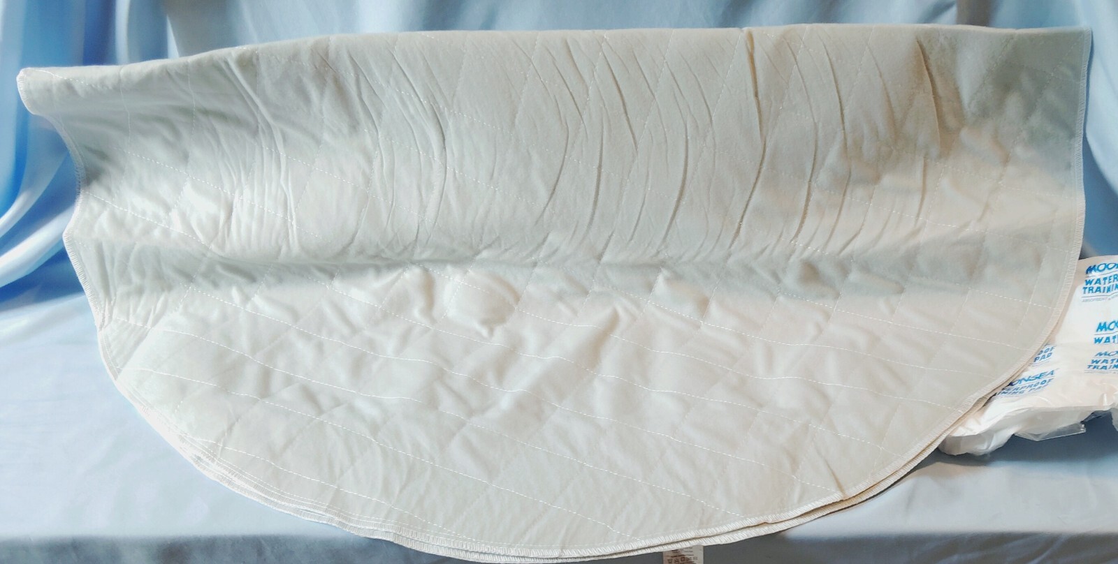 Moonsea 35in Round Washable Dog Pee Pad 2 Pack Reusable Non-Slip Quilted New