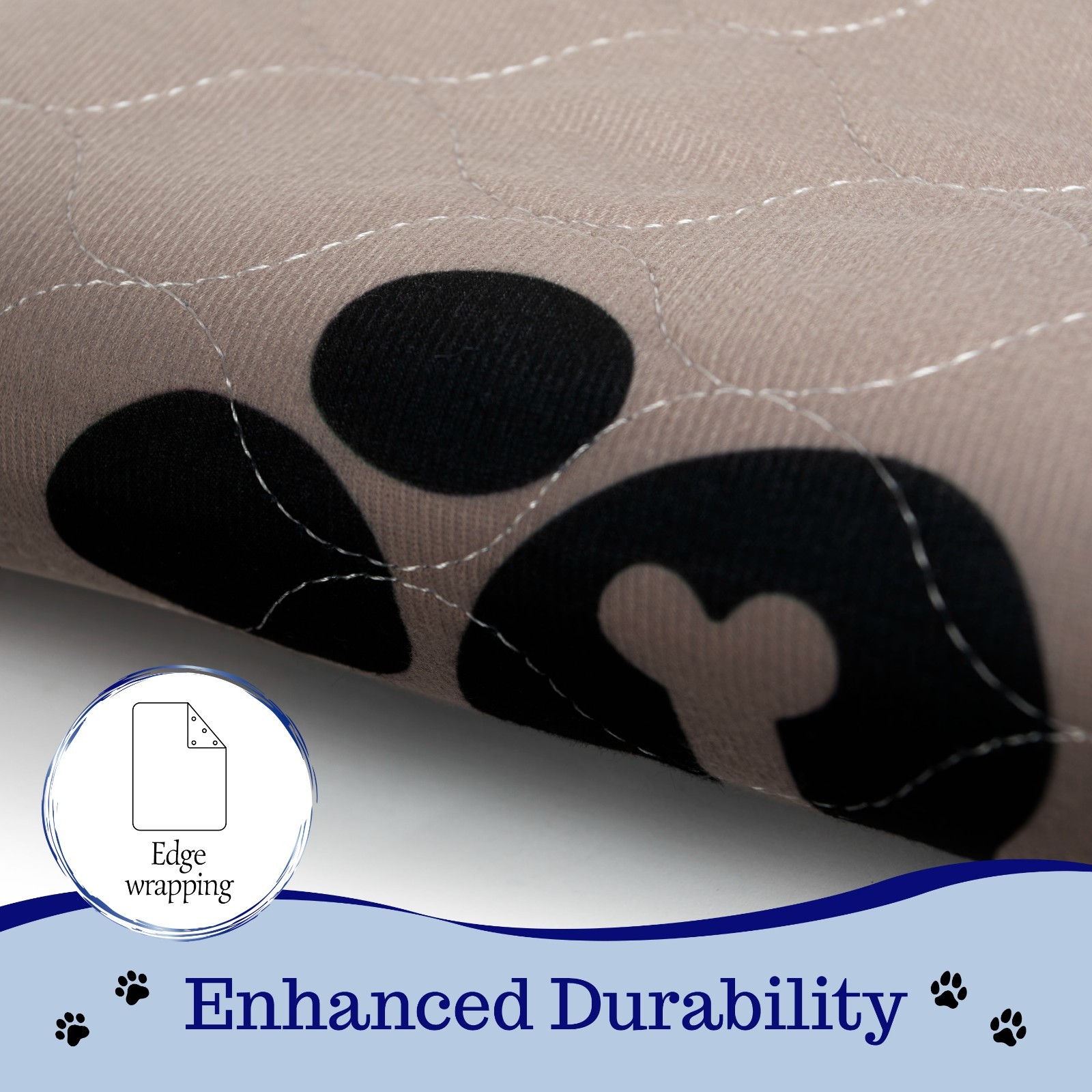 Washable Dog Pee Pads 36×72 2 Pack XXL Reusable Waterproof Puppy Training Pad