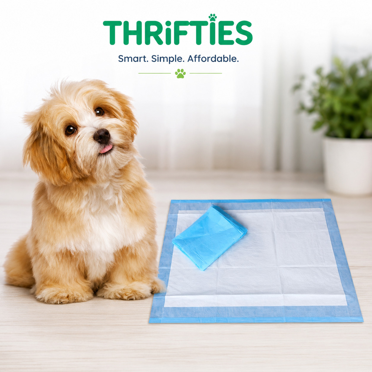 600 17 x 24″ Economy Puppy Pee Pee Pads Triple Layer for The Tiny Dogs 3 cases