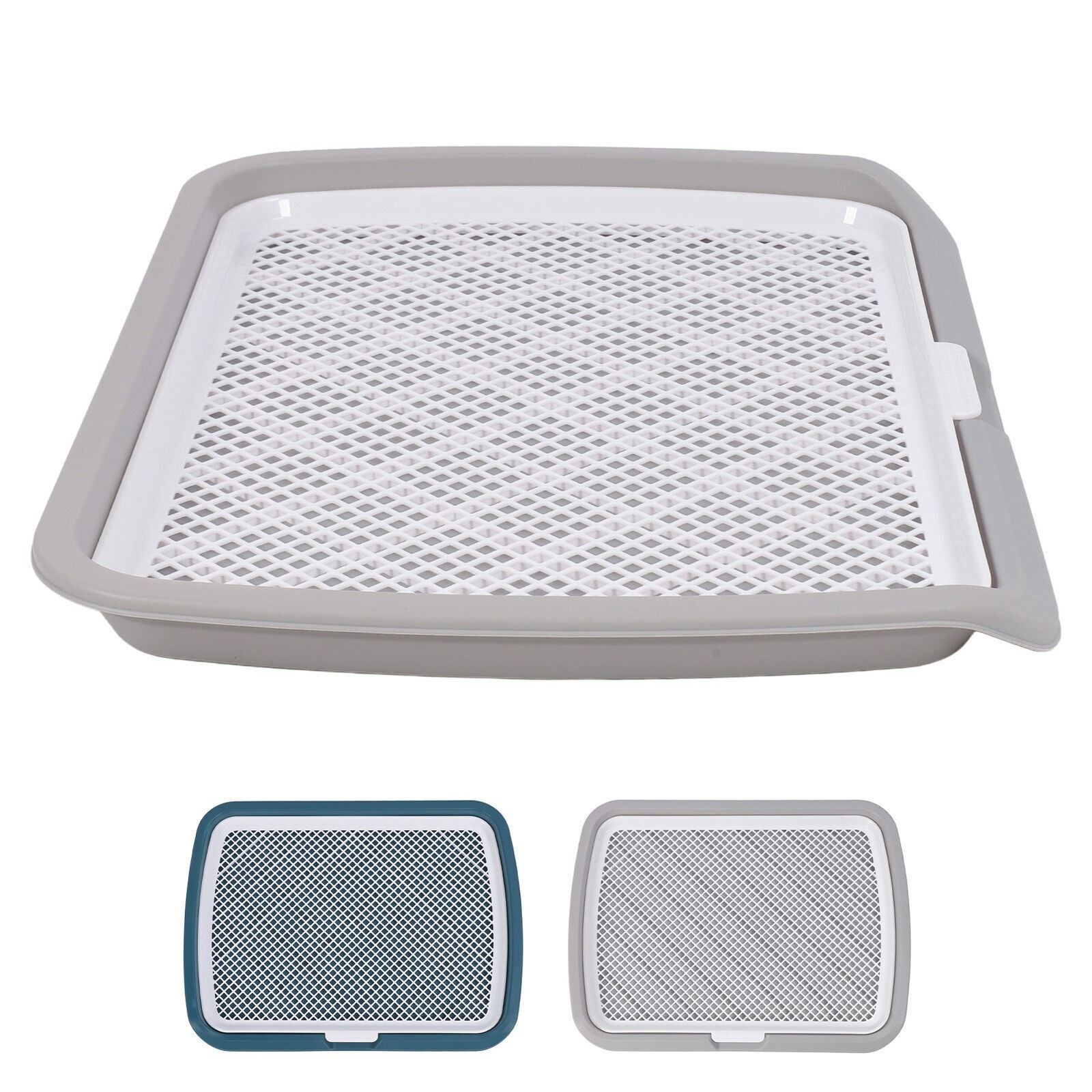 Puppy Potty Training Tray Detachable Washable Mesh Dog Pee Pad Holder Tray