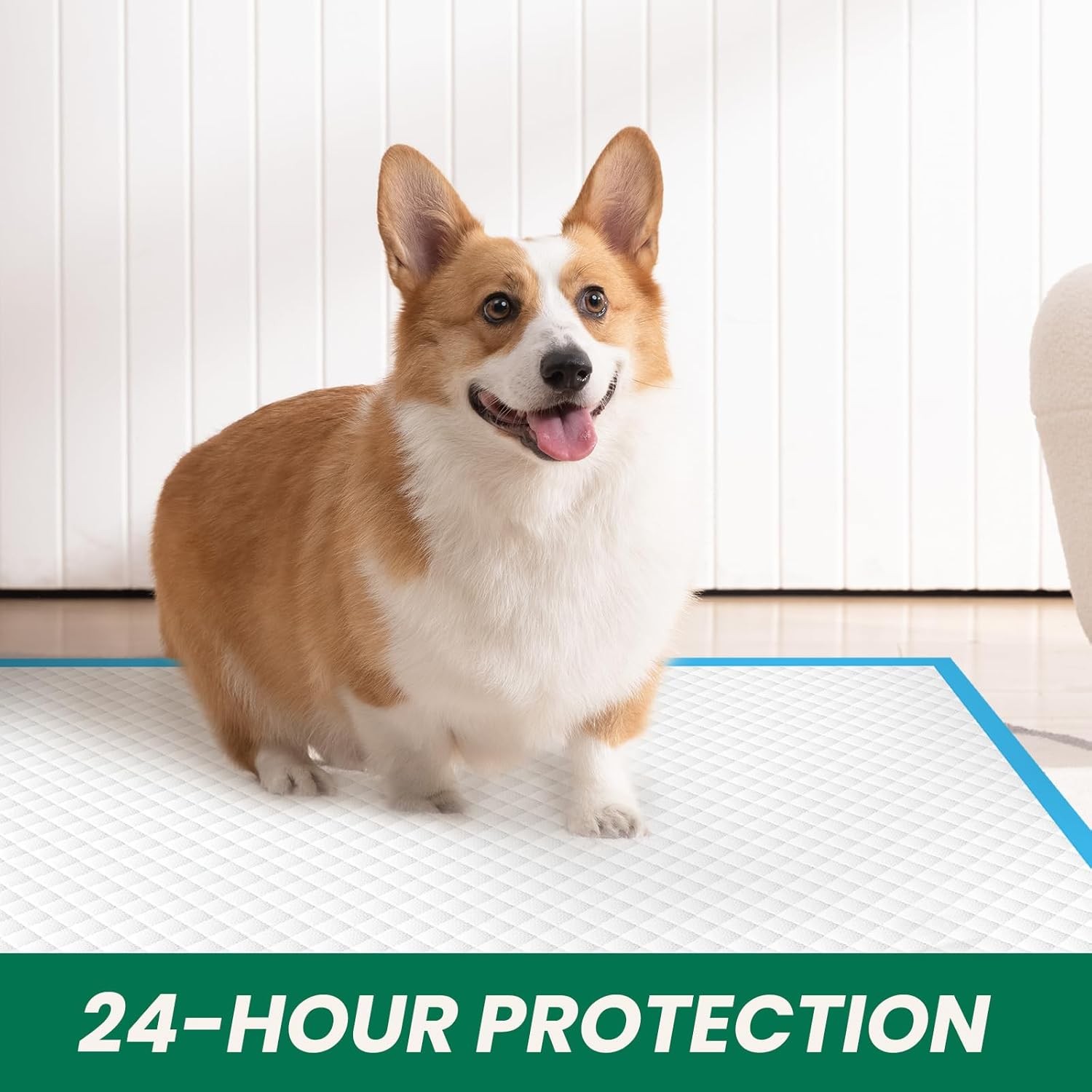 Large Dog & Cat Puppy Pee Pads – 28″x30″ Absorbent Potty Training P…