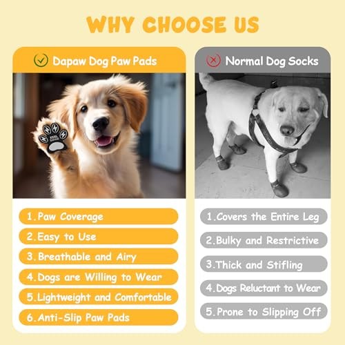 Dapaw Anti-Slip Dog Paw Pads for Senior Dogs M 20pc