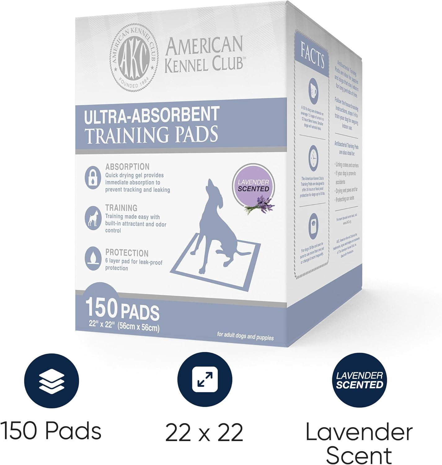 Ultra Absorbent Odor Control Scented Training Pads for Dogs Leak-Proof Quick Dry
