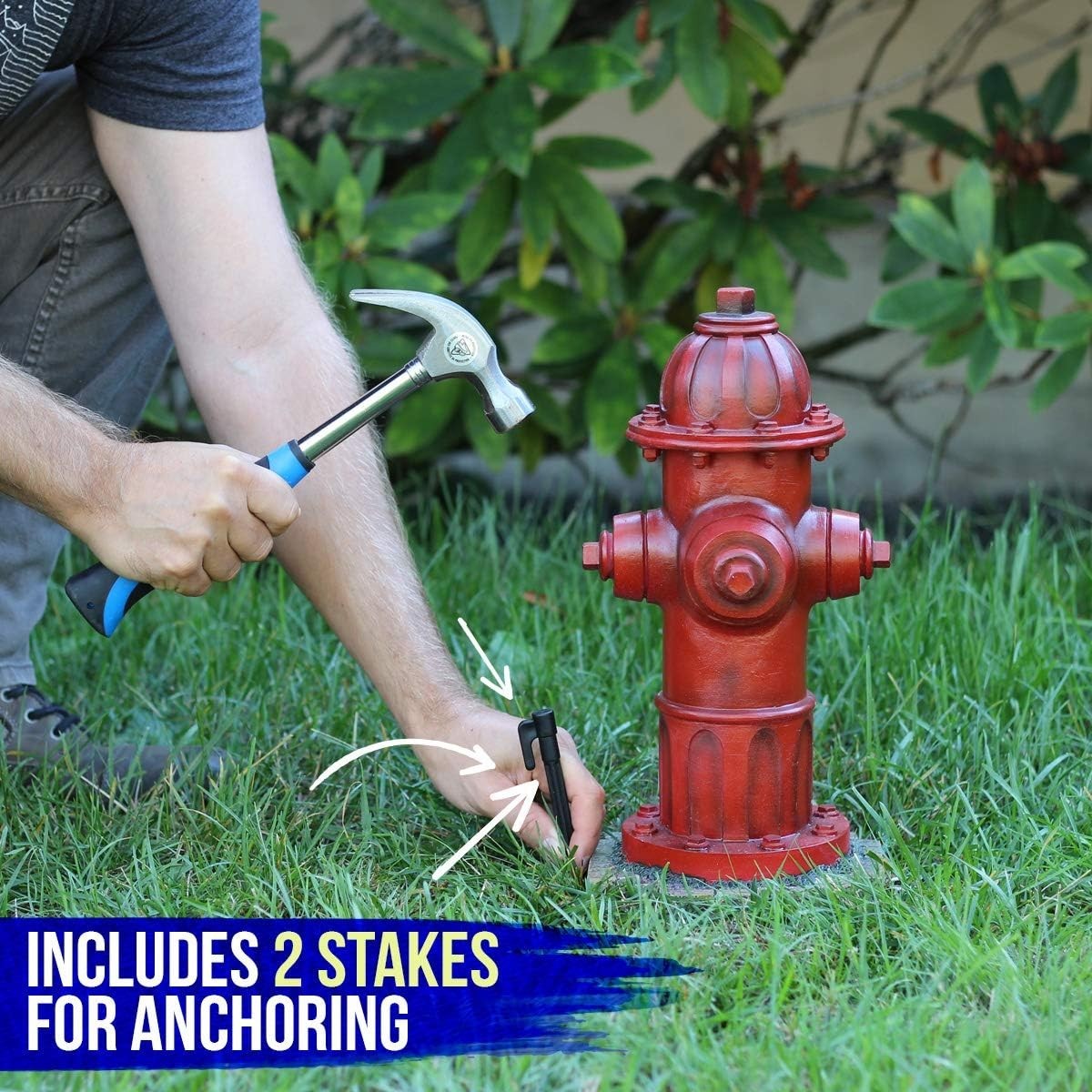 Weather-Resistant 14-Inch Dog Fire Hydrant – Perfect for Potty Training Outdoors