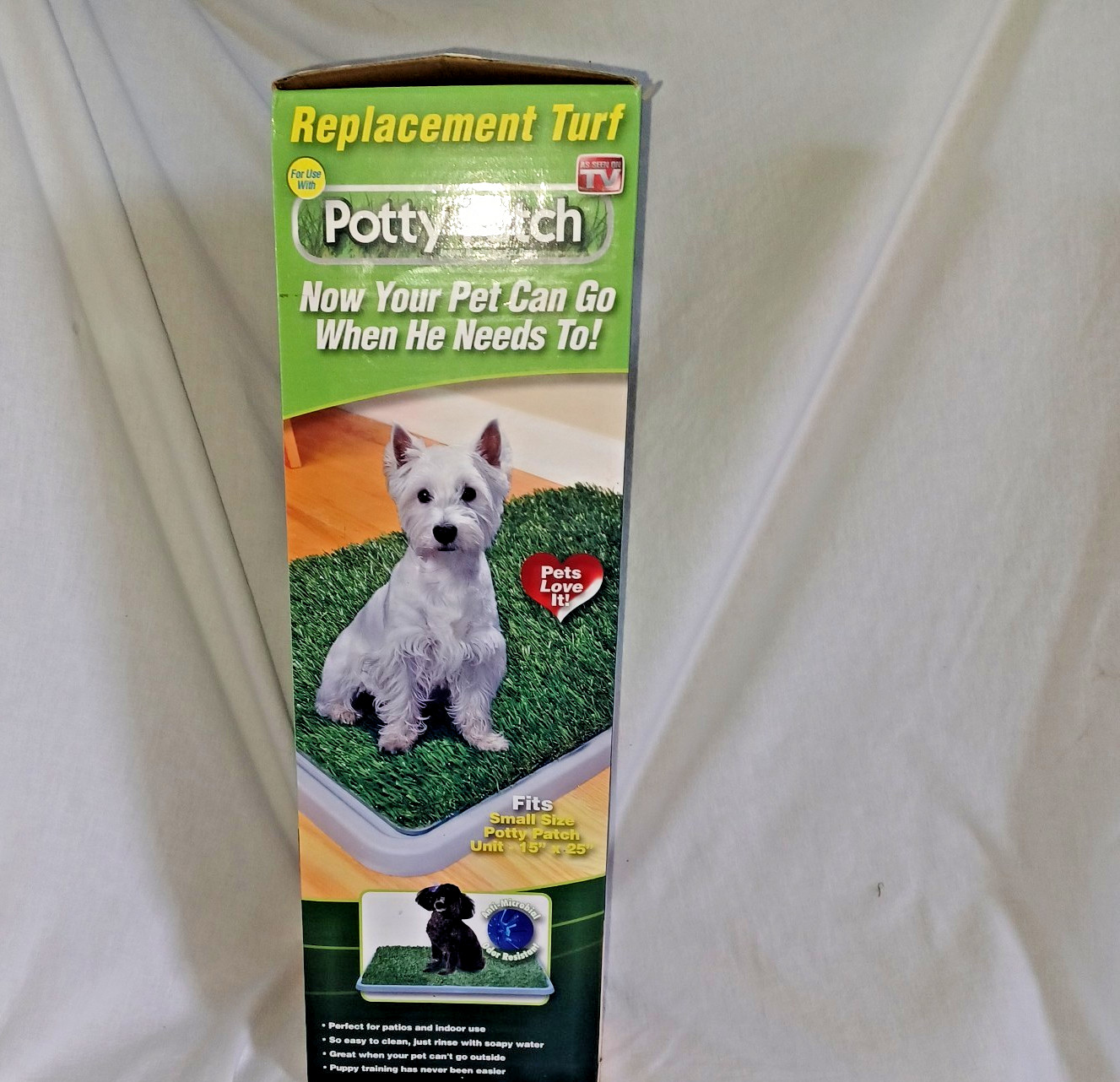 Replacement Grass Pet Turf for Dog or Cat Potty Trays – Fits Trays 15″ x 25″