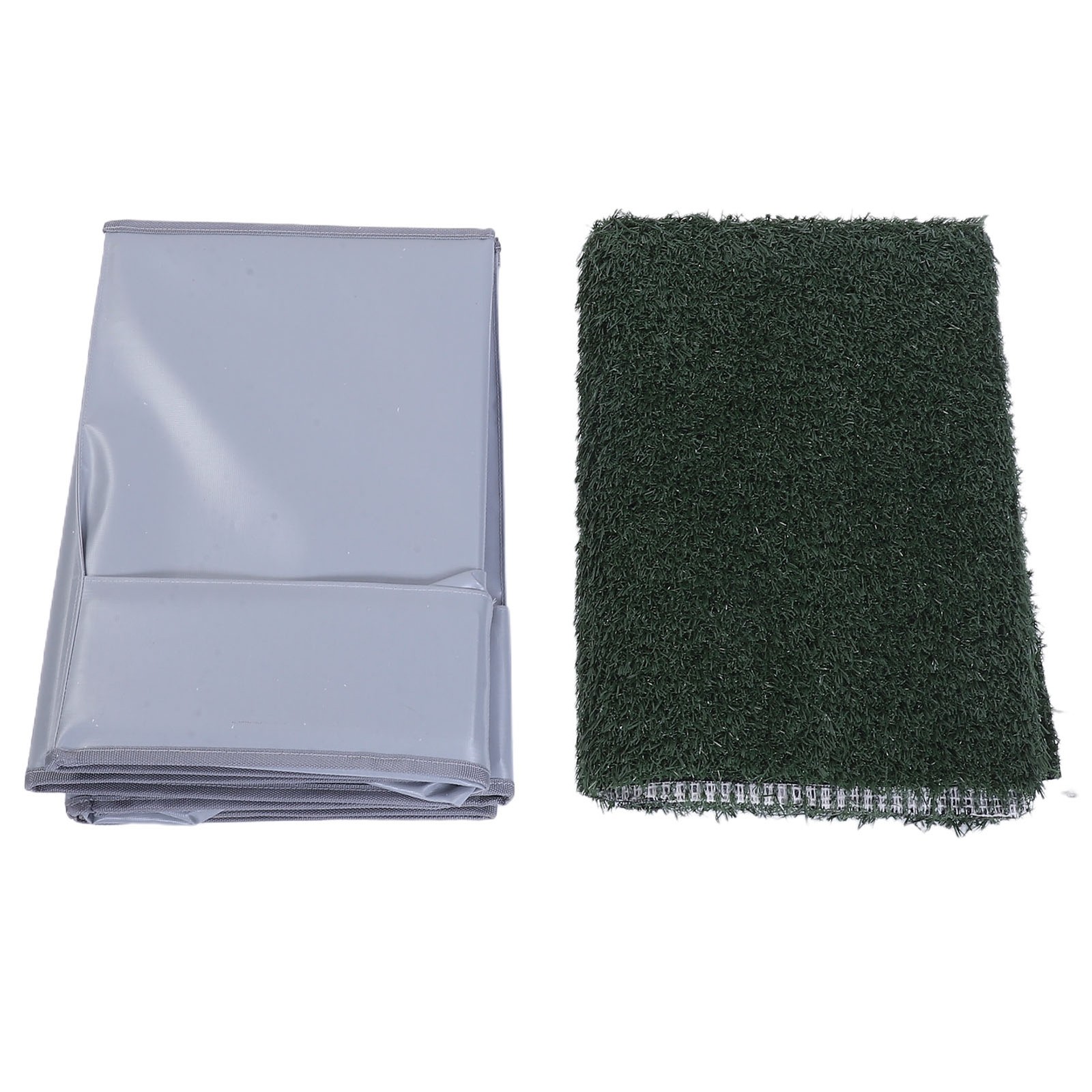 Dog Grass Pad With Tray Easy Cleaning Artificial Grass Foldable Dog Litter ZCFA