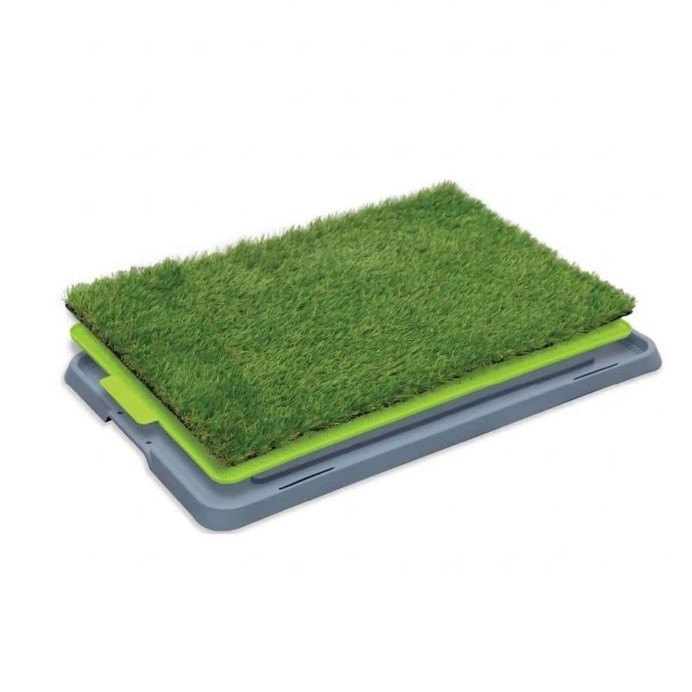 Nearly Natural 16.5 in. x 26.7 in Indoor/Outdoor Dog Potty with Artificial Grass