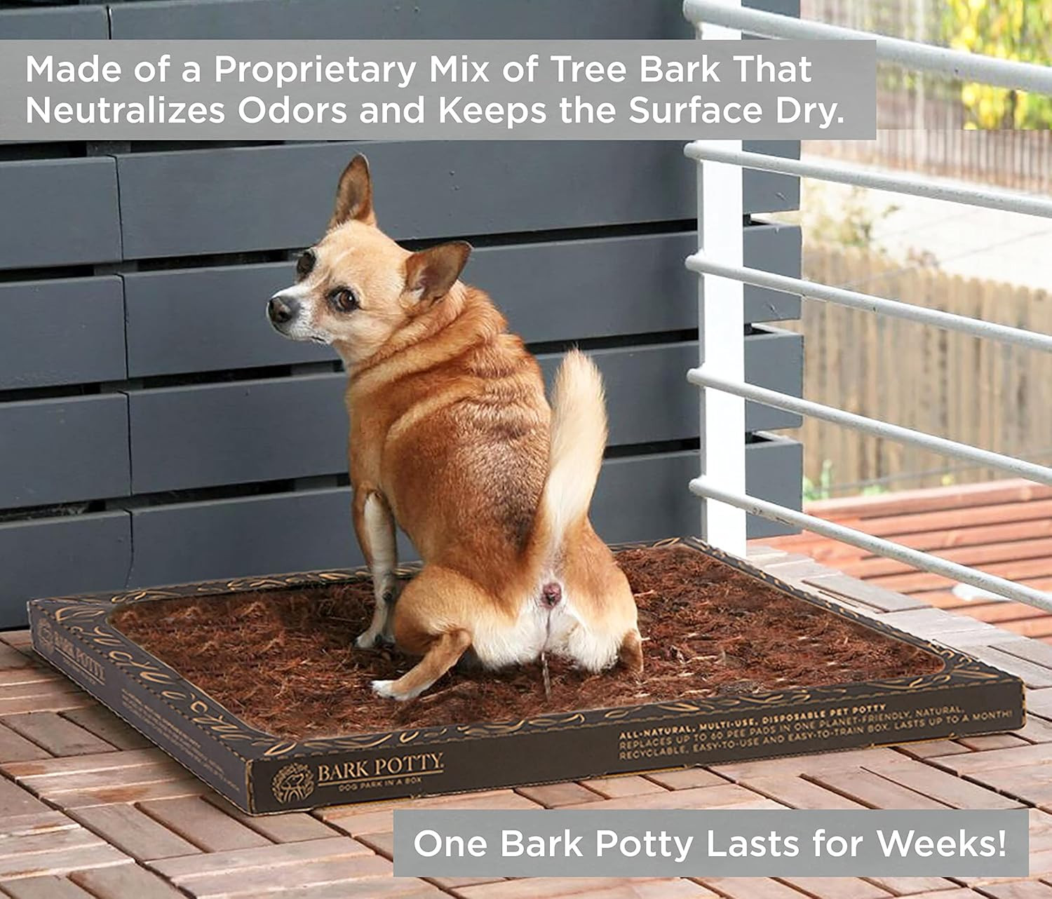 Large Dog Potty Training Box – Disposable, Long-Lasting Pee Pad Litter Replaceme