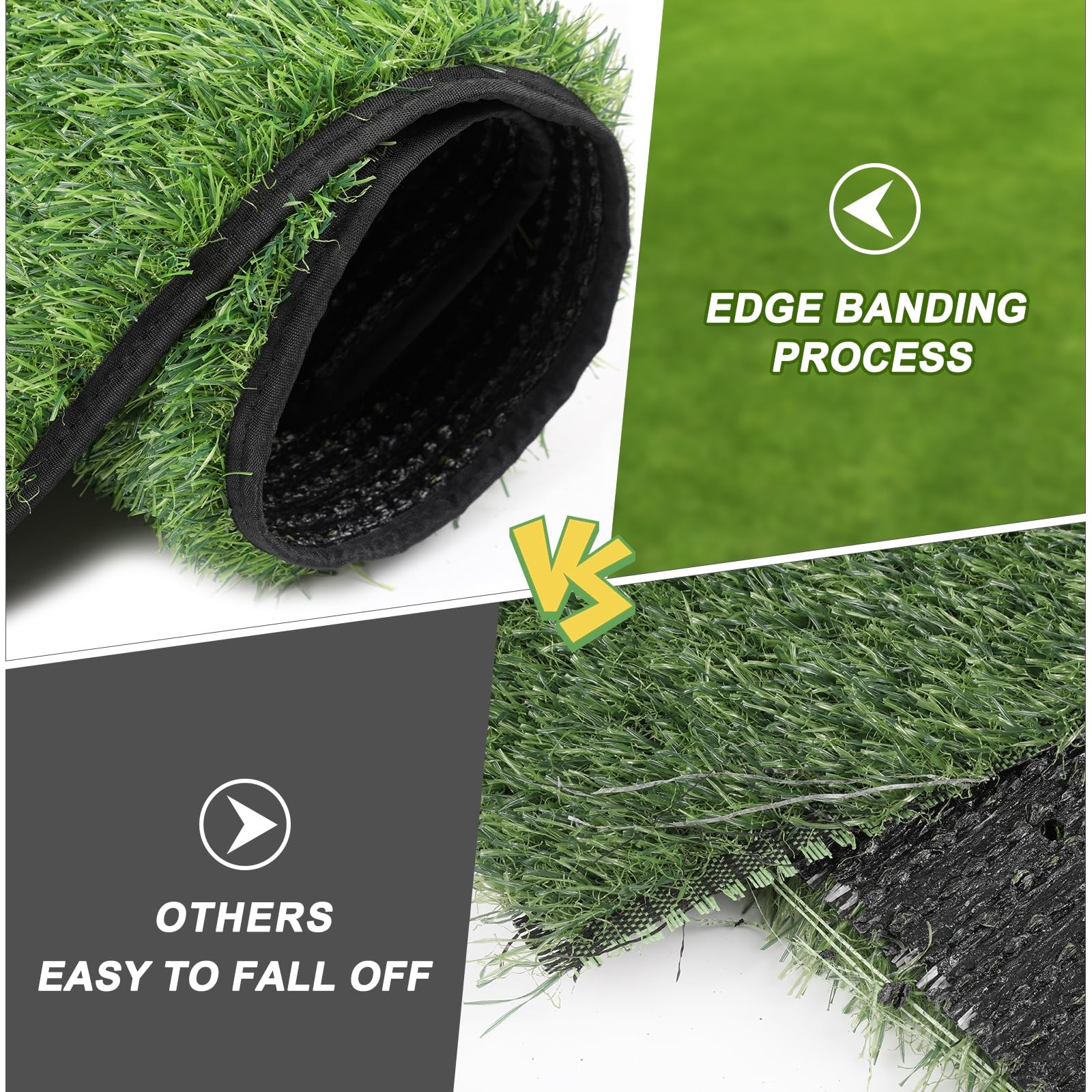 Artificial Grass Mat, Dog Grass Pee Pads, Fake Grass Pad for Pets Potty Train…
