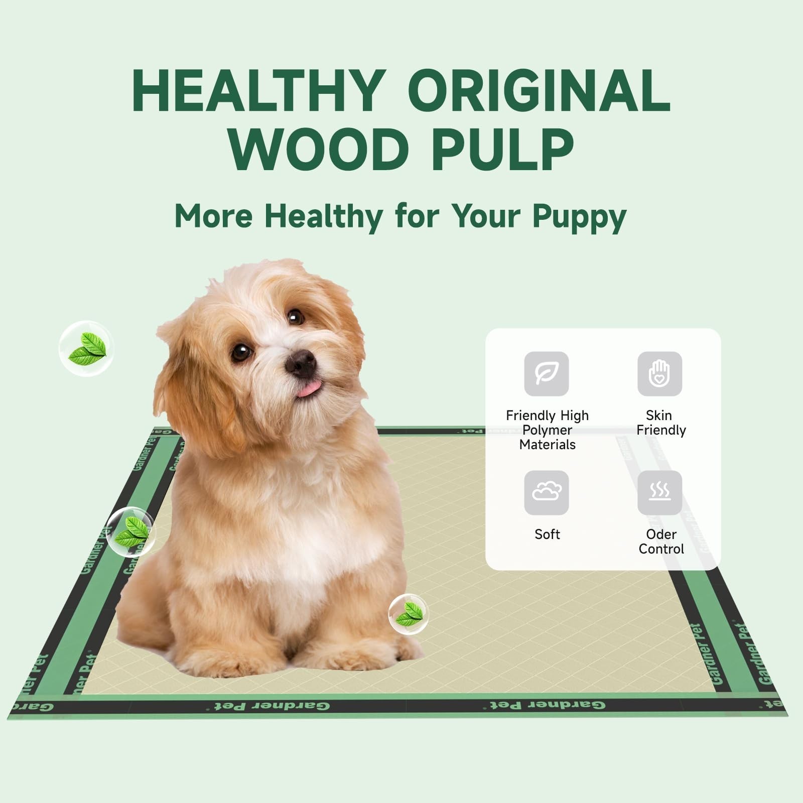 Gardner Pet Disposable Puppy Pads XL, 22″ x 22″ Dog Pee Pads for Dogs, Super …