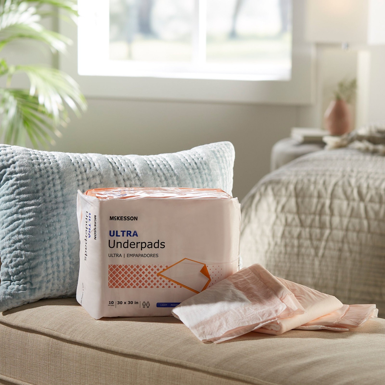 McKesson 10 30×30 Heavy Absorbency Adult Disposable Underpads Puppy Dog Pads