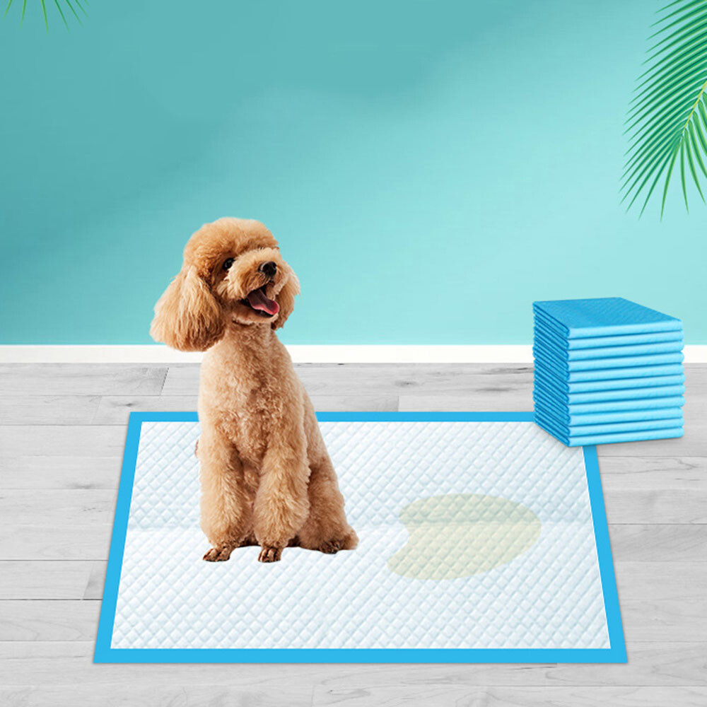100pcs 17in Pet Diaper Dog Training Pee Pads Disposable Healthy Nappy Toilet Mat