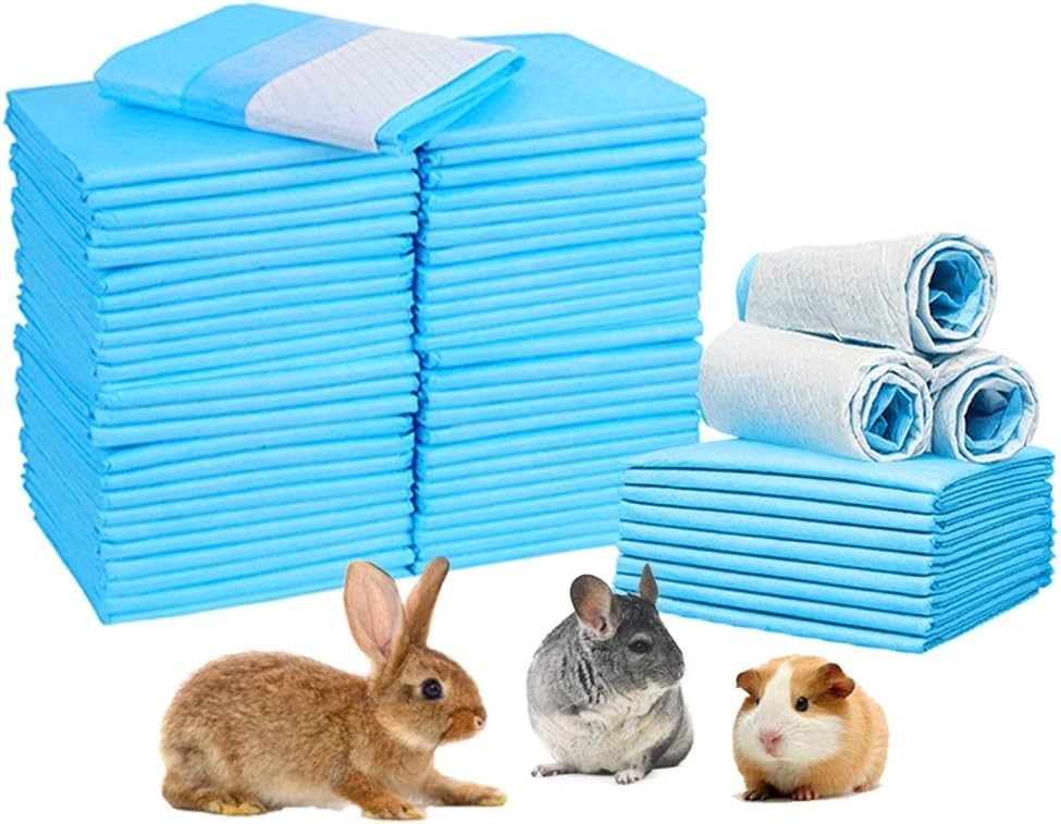 Eco-Friendly Pet Training Pads – 100 Count Disposable Pee Pads for Small Animals