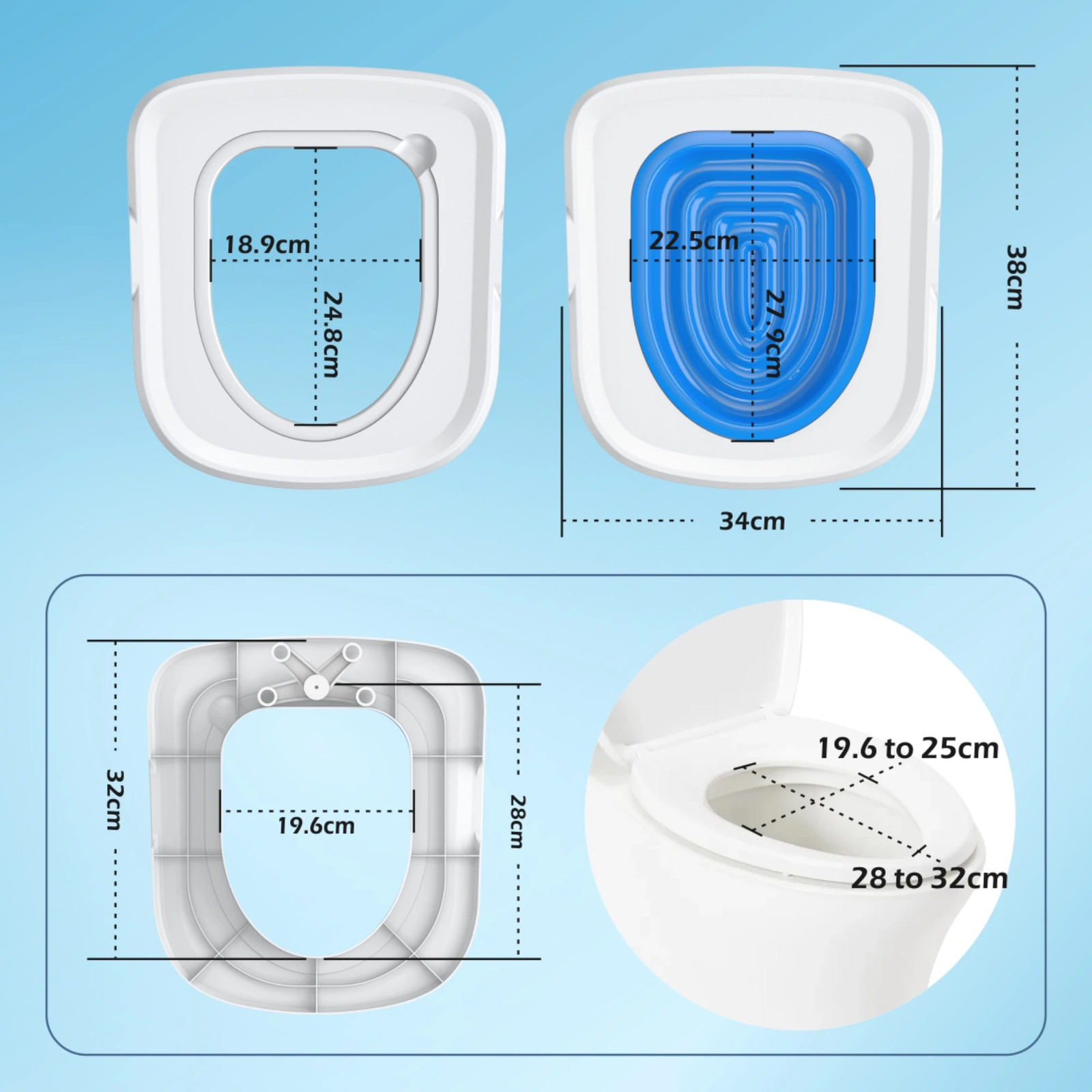 Pet Cat and Dog Toilet Training Artifact Kit Sand Tray Toilet Removable Reusable
