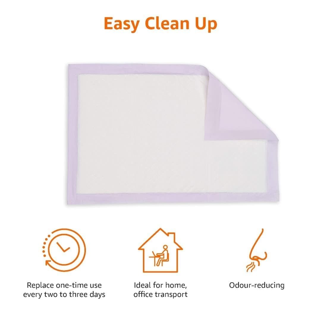Cat Litters Pee Pads, 40 Count, Universal Fit for Litter Box, Odor