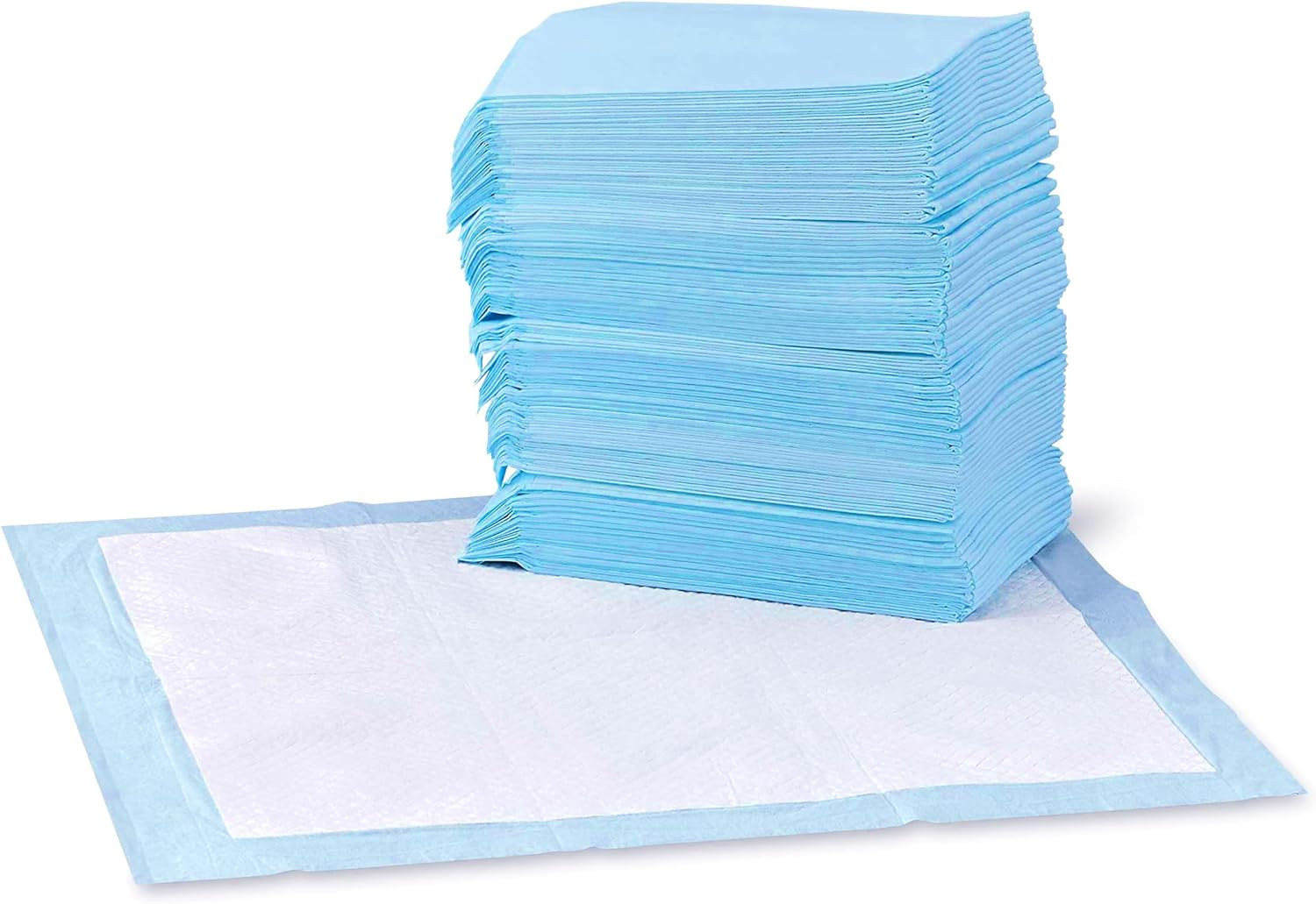 Amazon Basics Leak-Proof Dog and Puppy Potty Training Pee Pads with Quick-Dry 5-