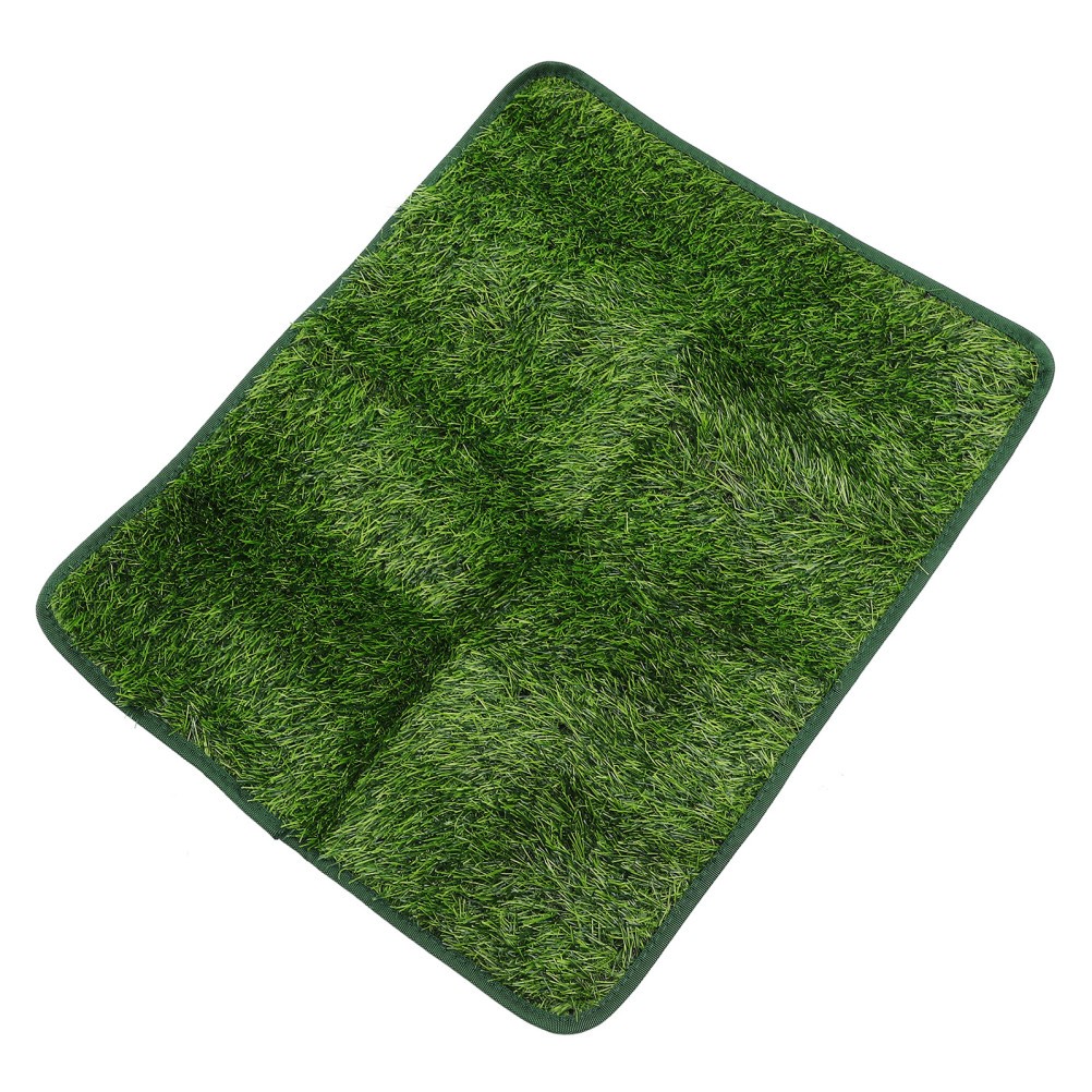 Green Indoor Outdoor Dog Grass Pad Reusable Washable Potty Training Mat for Pets