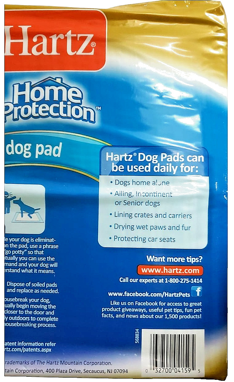 Hartz Home Protection Dog Pads Regular Size Dog Pads (50 ct) Set of 3