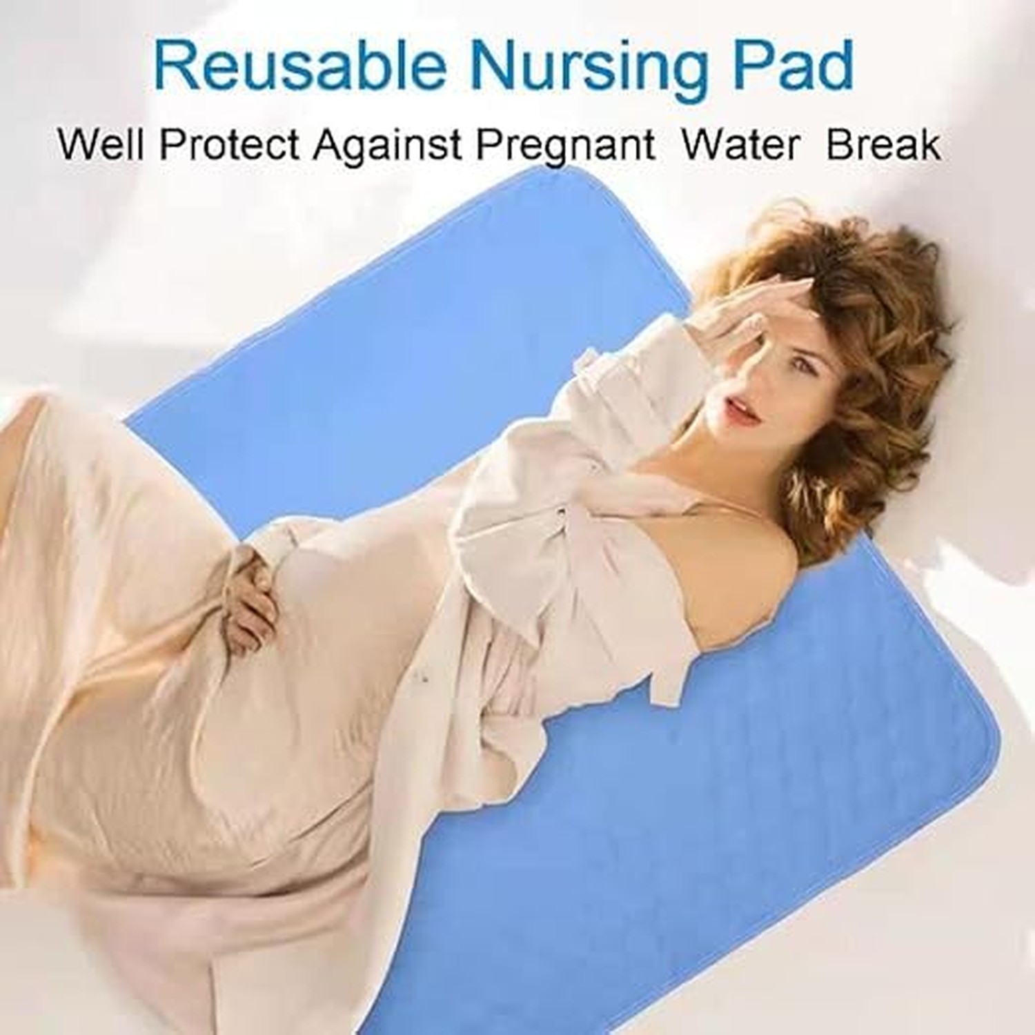 2PCS Reusable Underpads Large 34″ x 52″, Upgrade Cooling Waterproof Bed Pads …