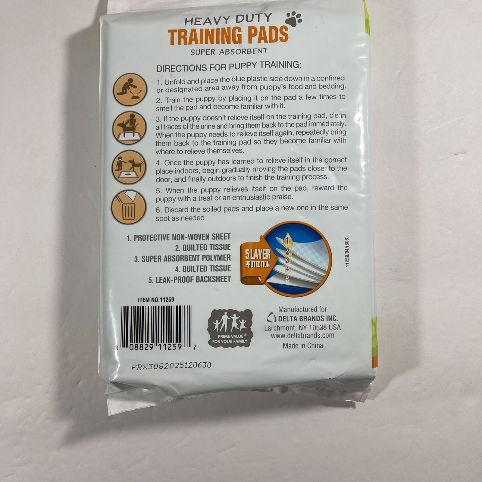 Heavy Duty Pet training pads super absorbent 6 pads (2 packs of 3) NEW
