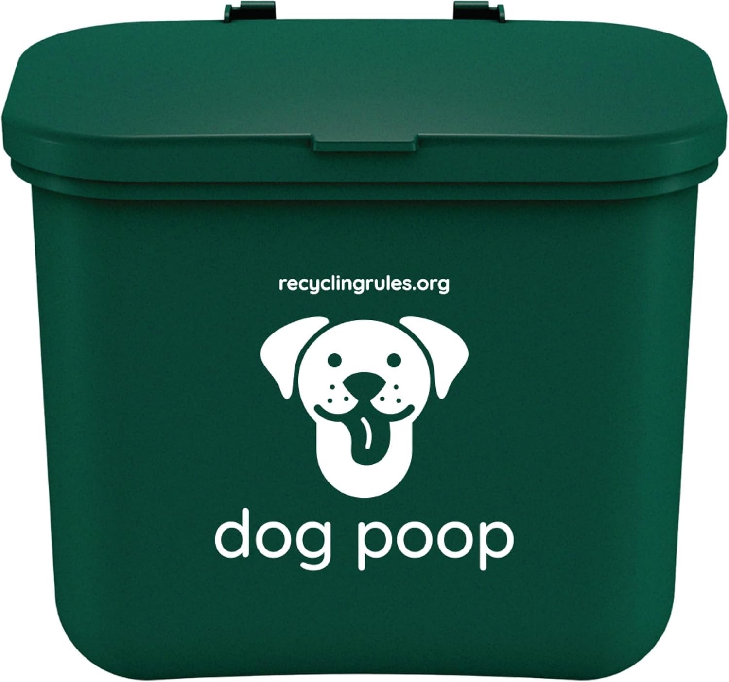 Small Hanging Wastebasket for Dog Poop in Green Qty 1 Green,