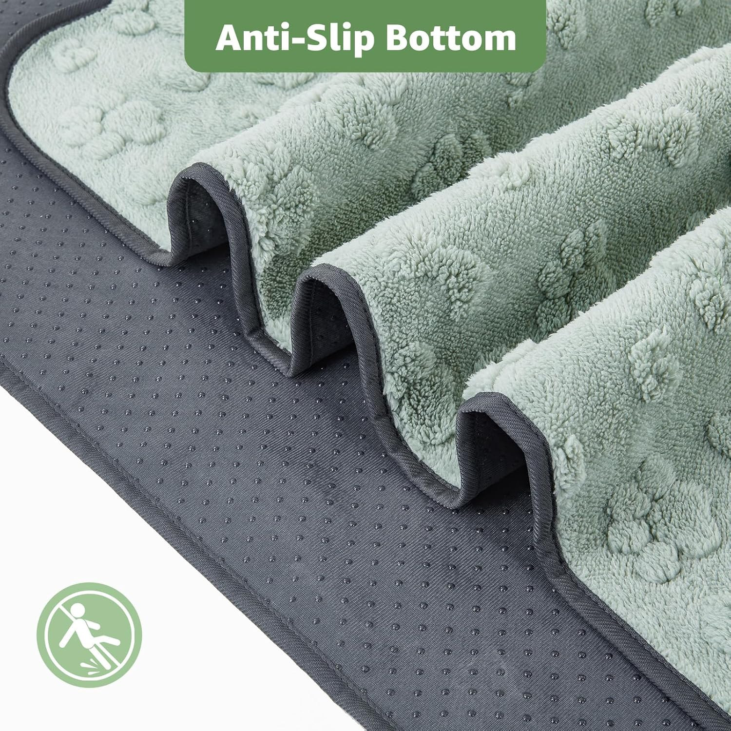 Washable Puppy Pee Pads for Dogs with Pheromones (Green 18″ X24″ 2 Pack), Traini