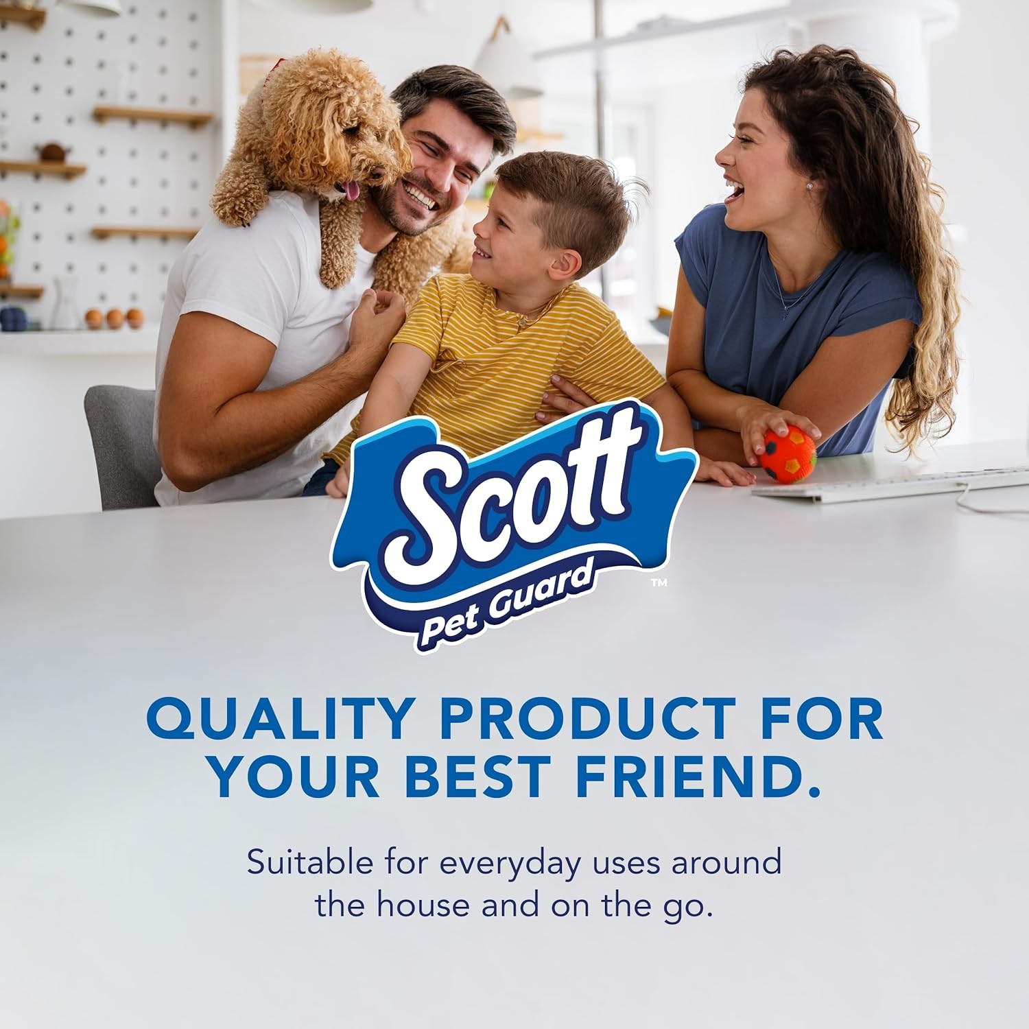 Scott Pet Guard Advanced Dog Pads – XL – 30″ x 36″ – X-Large 40 Pack, White