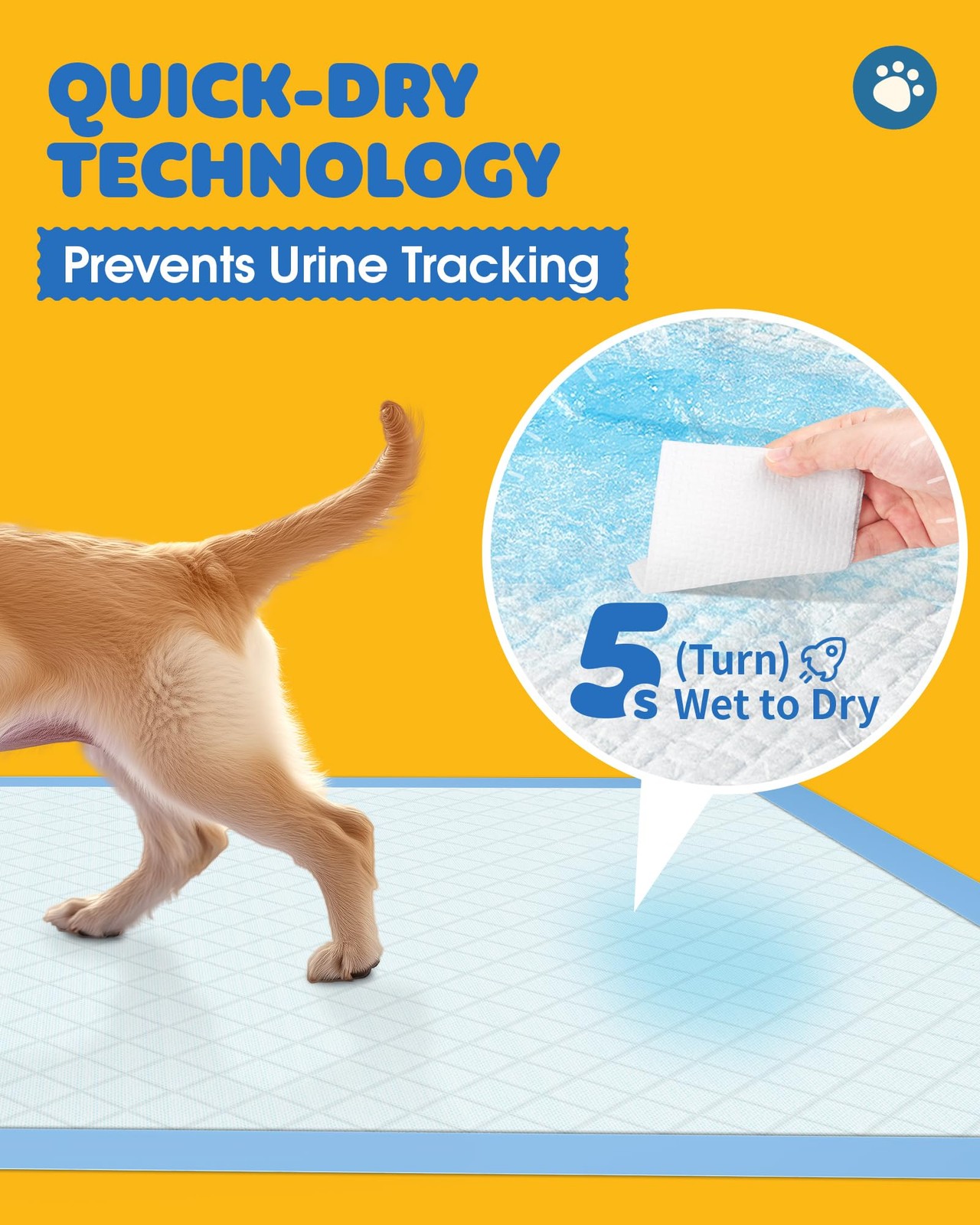 100-Pack Extra Large Pee Pads – 34″ x 28″ Puppy x – 100 Packs, Blue