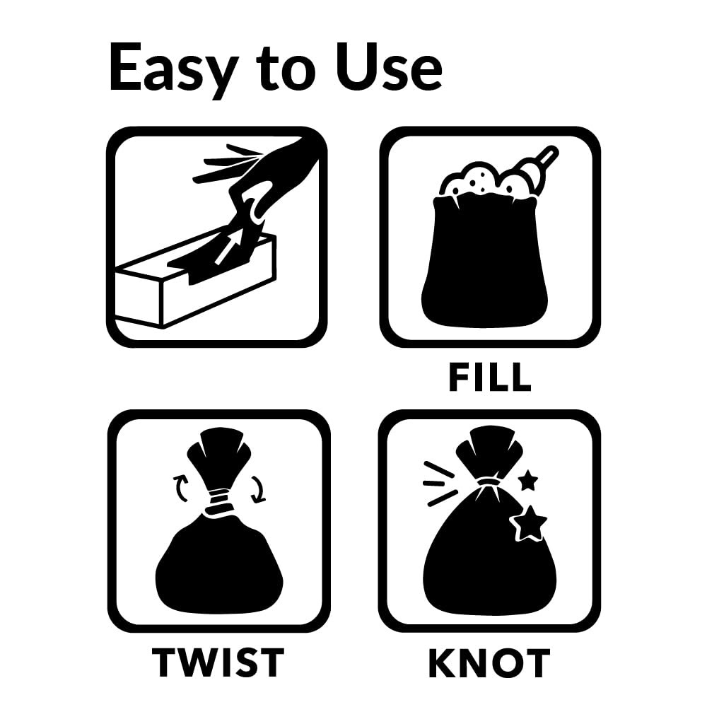 Amazing Odor Sealing Cat Waste Disposal Bags – Durable and Unscented [Size: M…