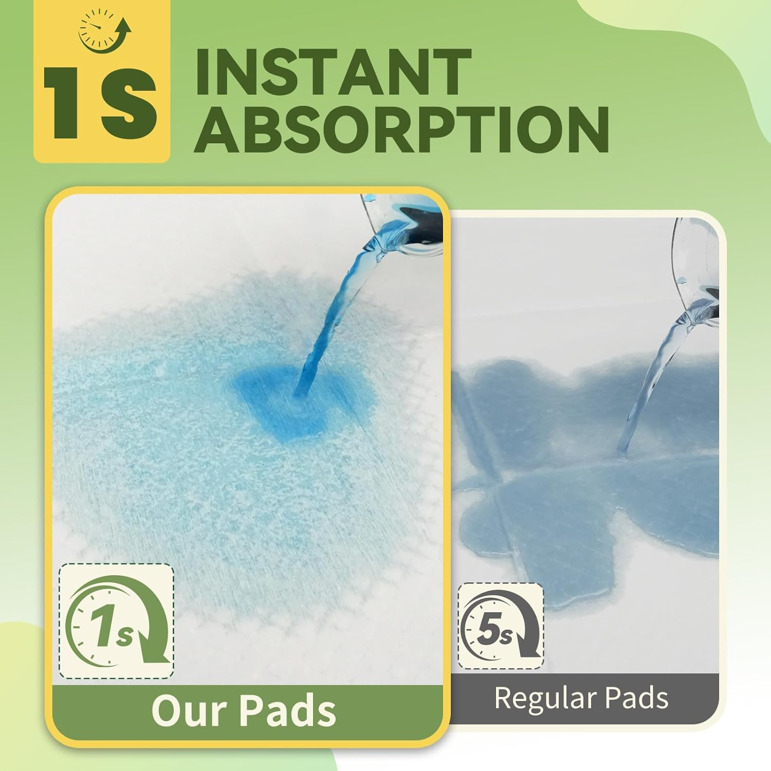 100 Count Premium Puppy Pads, 22″X23″ Dog Pee Pads – Ultra-Soft Heat-Sealed, -La
