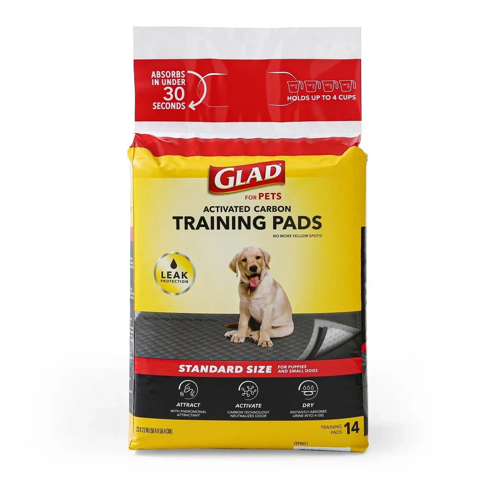 GLAD For Pets Activated Carbon Training Pads Standard Size 14pc