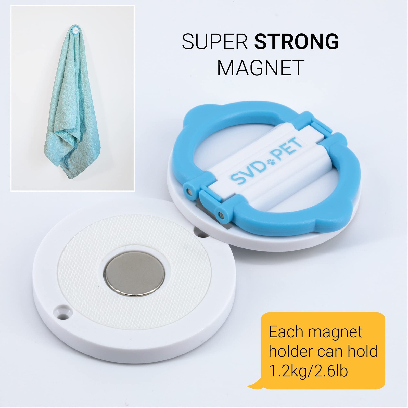 SVD.PET (4-Pack Pee Pad Magnetic Holder, Dog Potty Training 4-Pack
