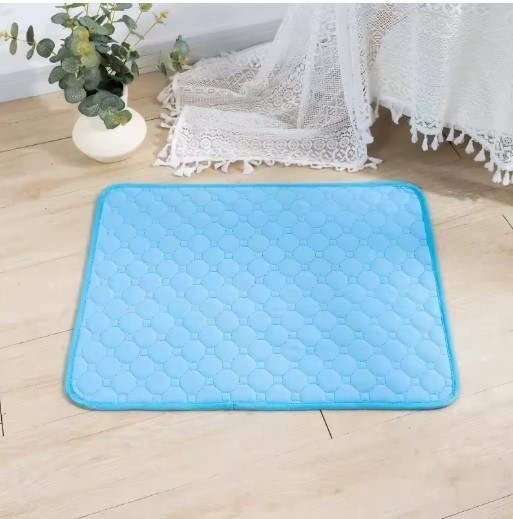 Dog Urine Pads Washable Anti Slip sky blue Puppy Training Pad Pet 50x35cm