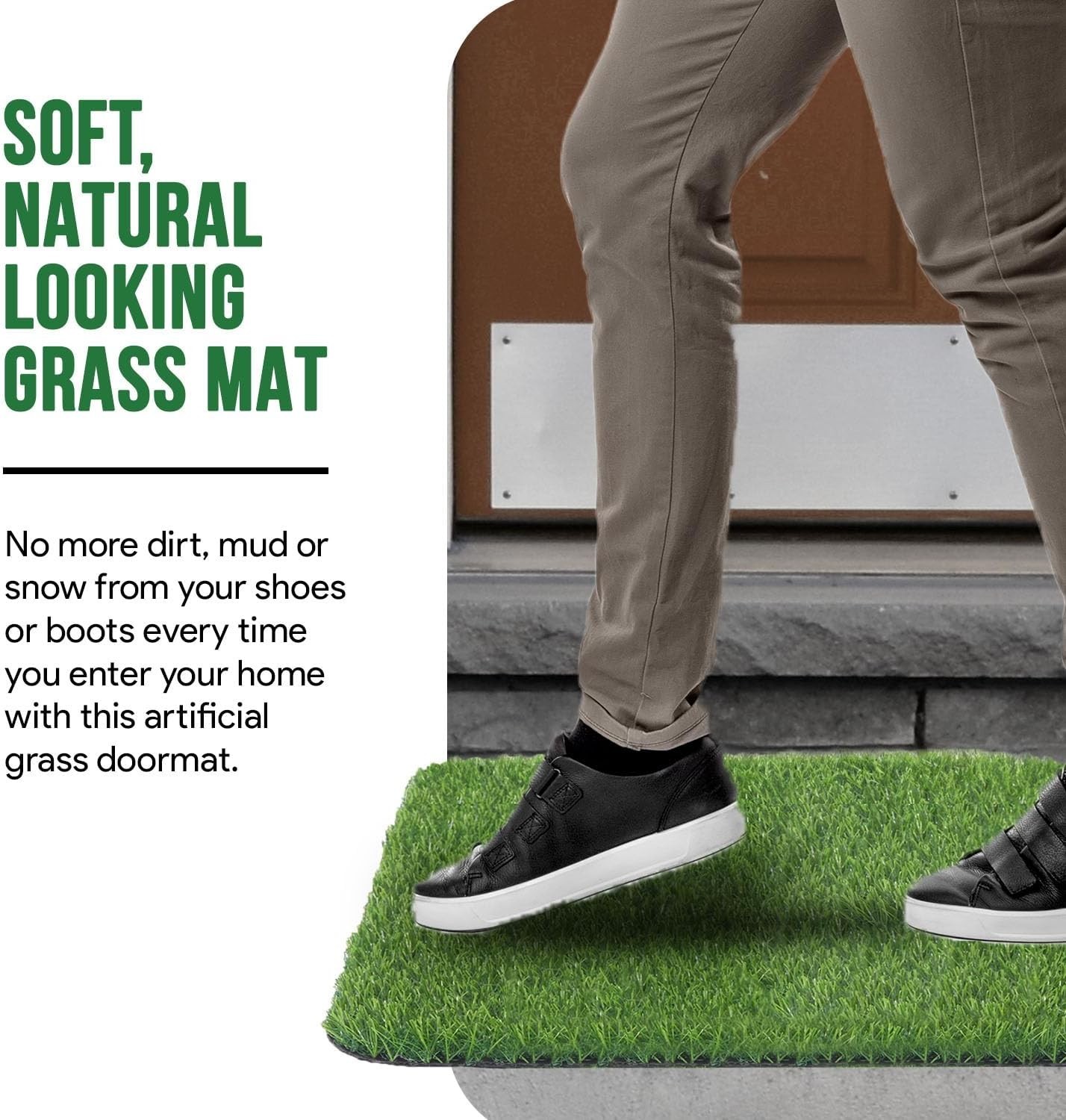 Weather-Resistant 29.5″x17″ Fake Grass for Dogs – Quick Drying & Easy Care