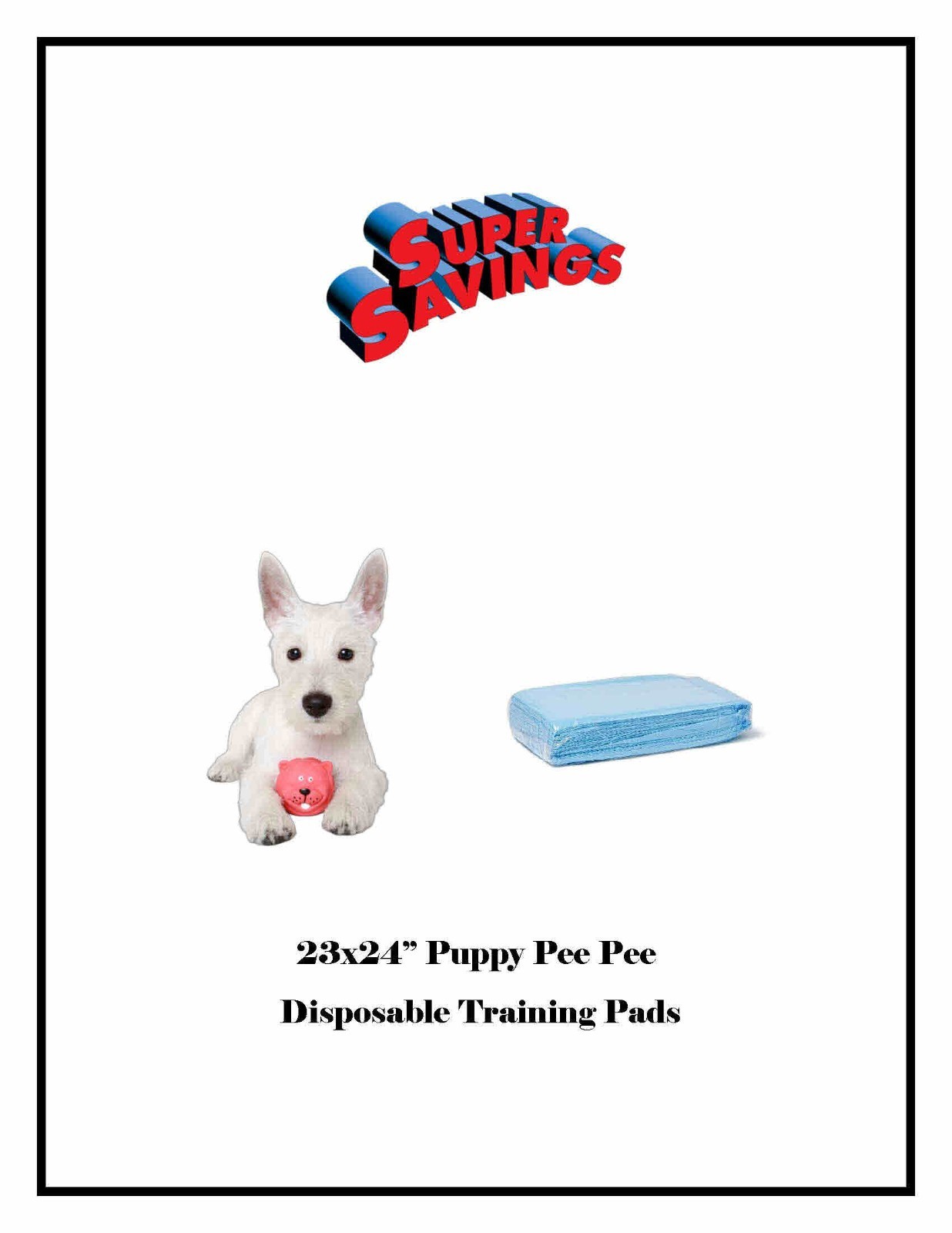 Medline 23×24″ Disposable Puppy Pee Pee Pads 3-Layer Economy & Adult Underpads
