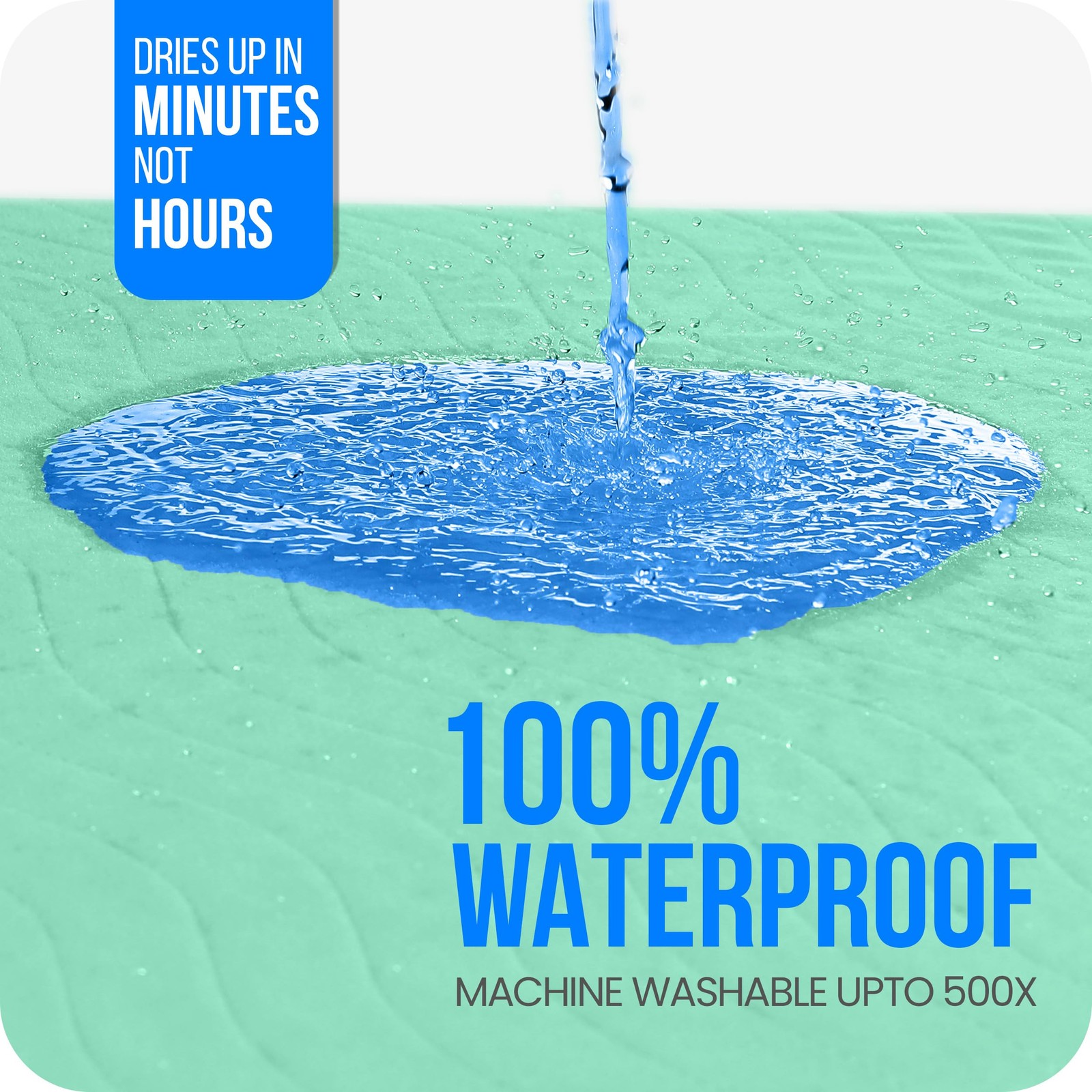 Washable Pee Pads for Dogs 34″ x 36″ (Pack of 4), Waterproof Incontinence Bed…