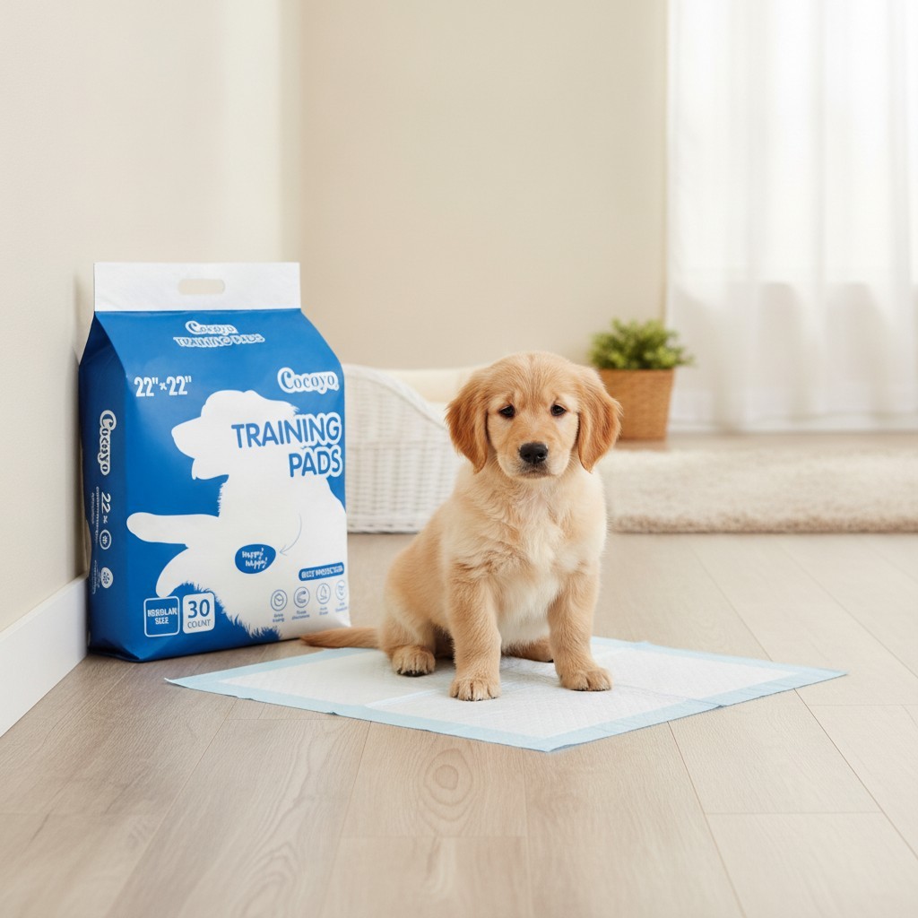 Leak-Proof, 5-Layer Dog Pee Pads 30 Count | Effortless Clean-Up and Odor-Free